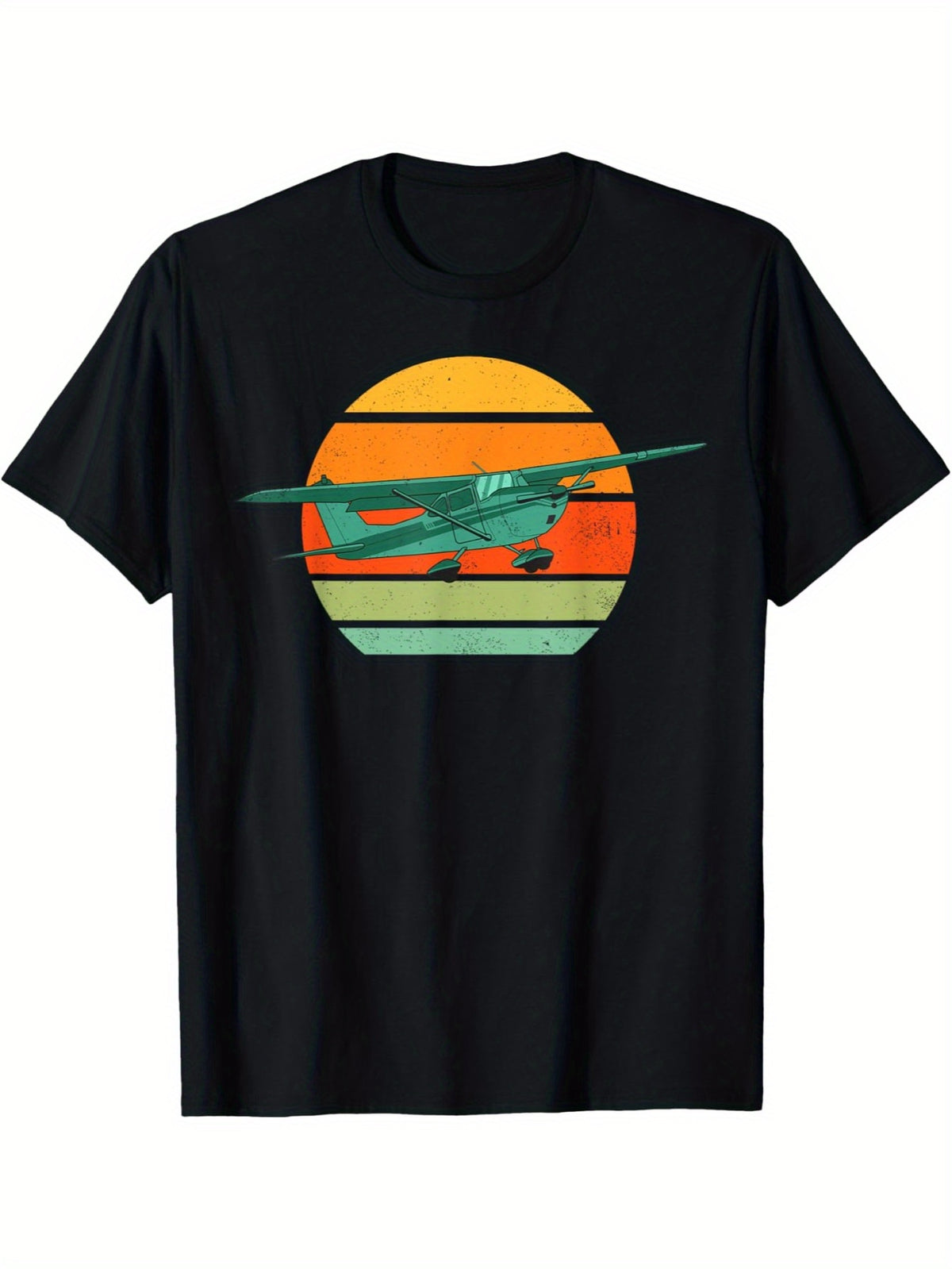 Vintage Pilot Aviation Airplane Light Retro Aircraft T-Shirt