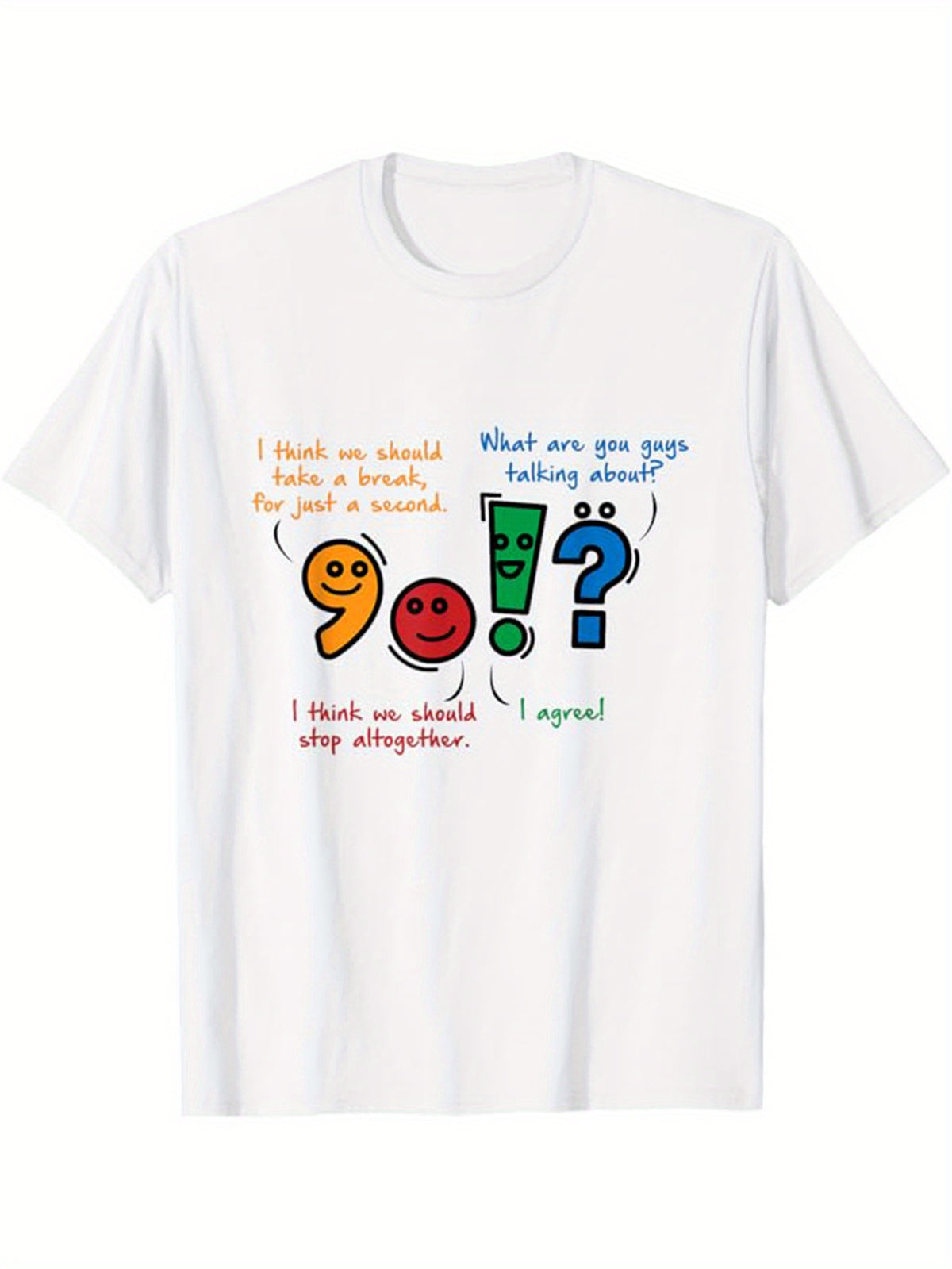 English Teacher Print, Men's Cotton T-shirt, Funny Graphic Tee Men's Outdoor Clothes, Men's Clothing, Back To School Casual Short Sleeve Crew Neck T-shirt