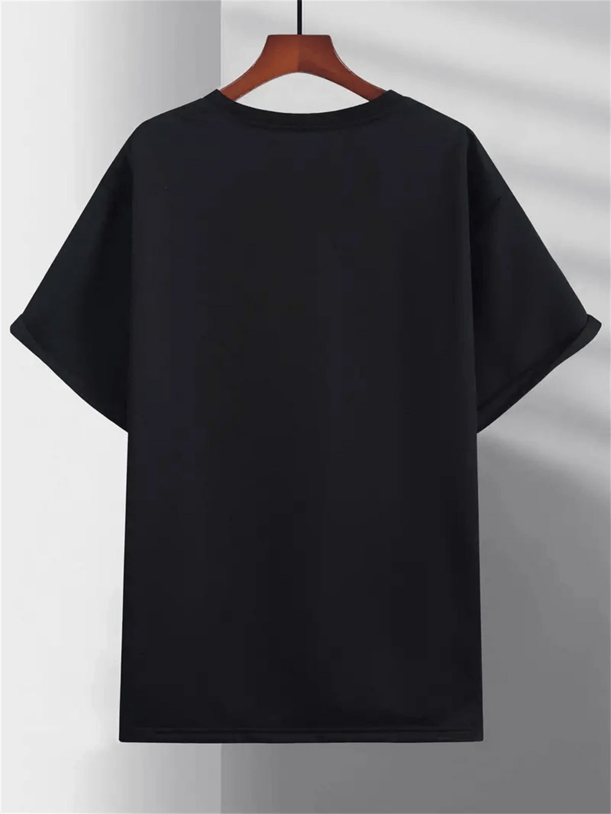 [Men's Creative Cotton T-shirt] Cotton, Men's Creative Top, Casual Short Sleeve Crew Neck T-shirt, Men's Clothing For Summer Outdoor