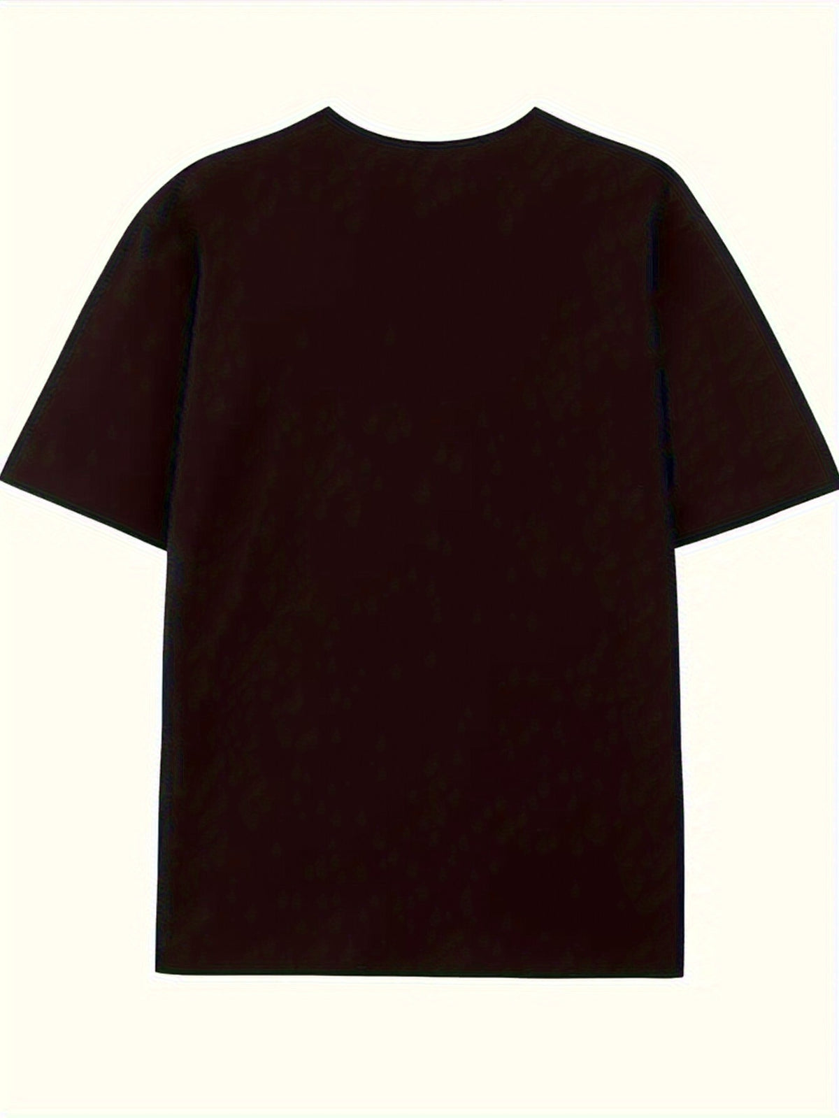 Men's Cotton T-Shirt With Respect Print, Casual Short Sleeve Round Neck Tee, Soft Comfortable Top