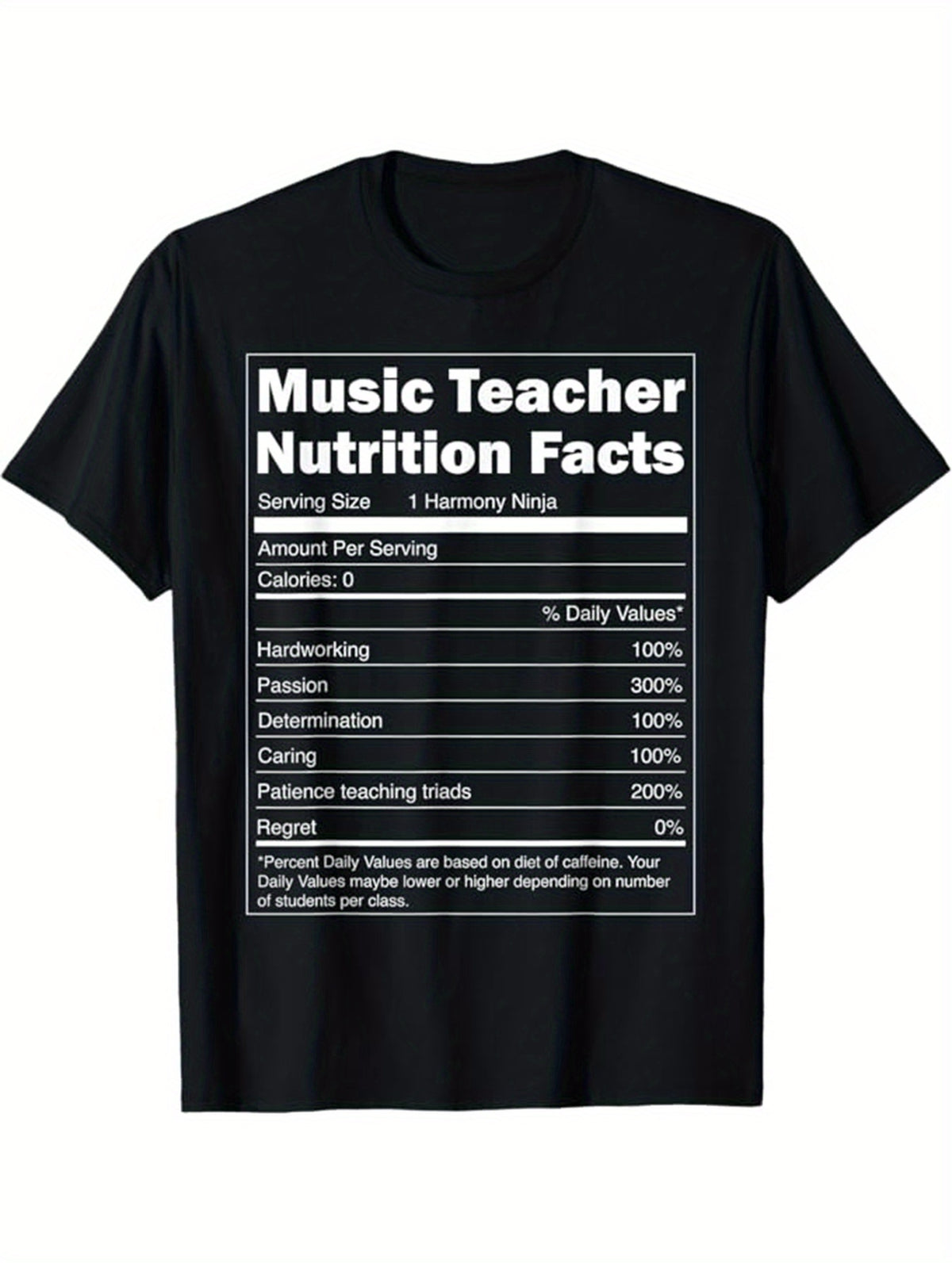 Music Teacher Print Men's Cotton T-shirt, Graphic Tee Men's Outdoor Clothes, Men's Back to School Clothing, Casual Short Sleeve Crew Neck T-shirt, Tops for Men, Gift for