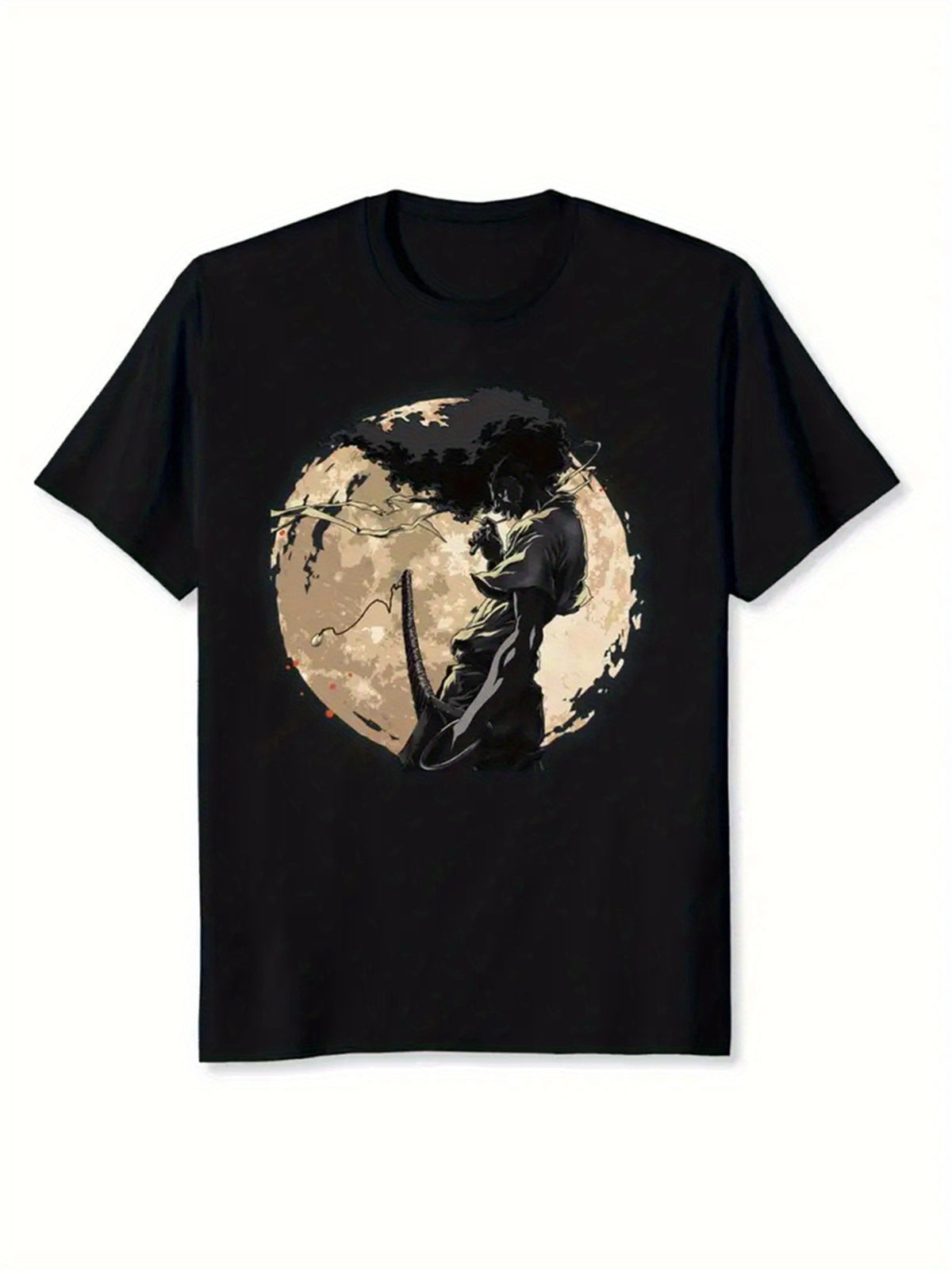 [Plus Size Graphic Tees] Soft Plus Size Mens Graphic Print Tees - Alphabetic Crew Neck, Comfort Fit, Slight Stretch Knitted Fabric, Casual Summer T-Shirts for Adults