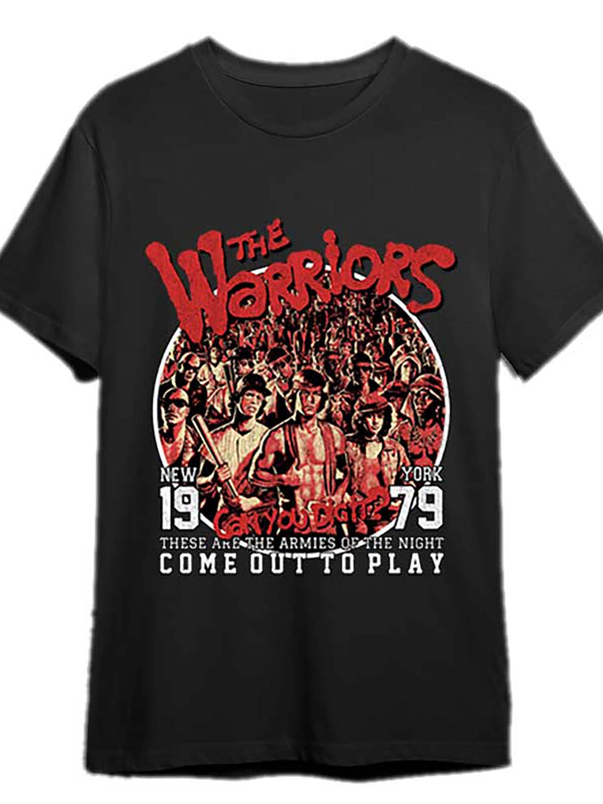 The Warriors Walter Hill Thriller Action Classic T-Shirt 338655 funny Men'S Short Sleeve Graphic T-shirt Collection black PR