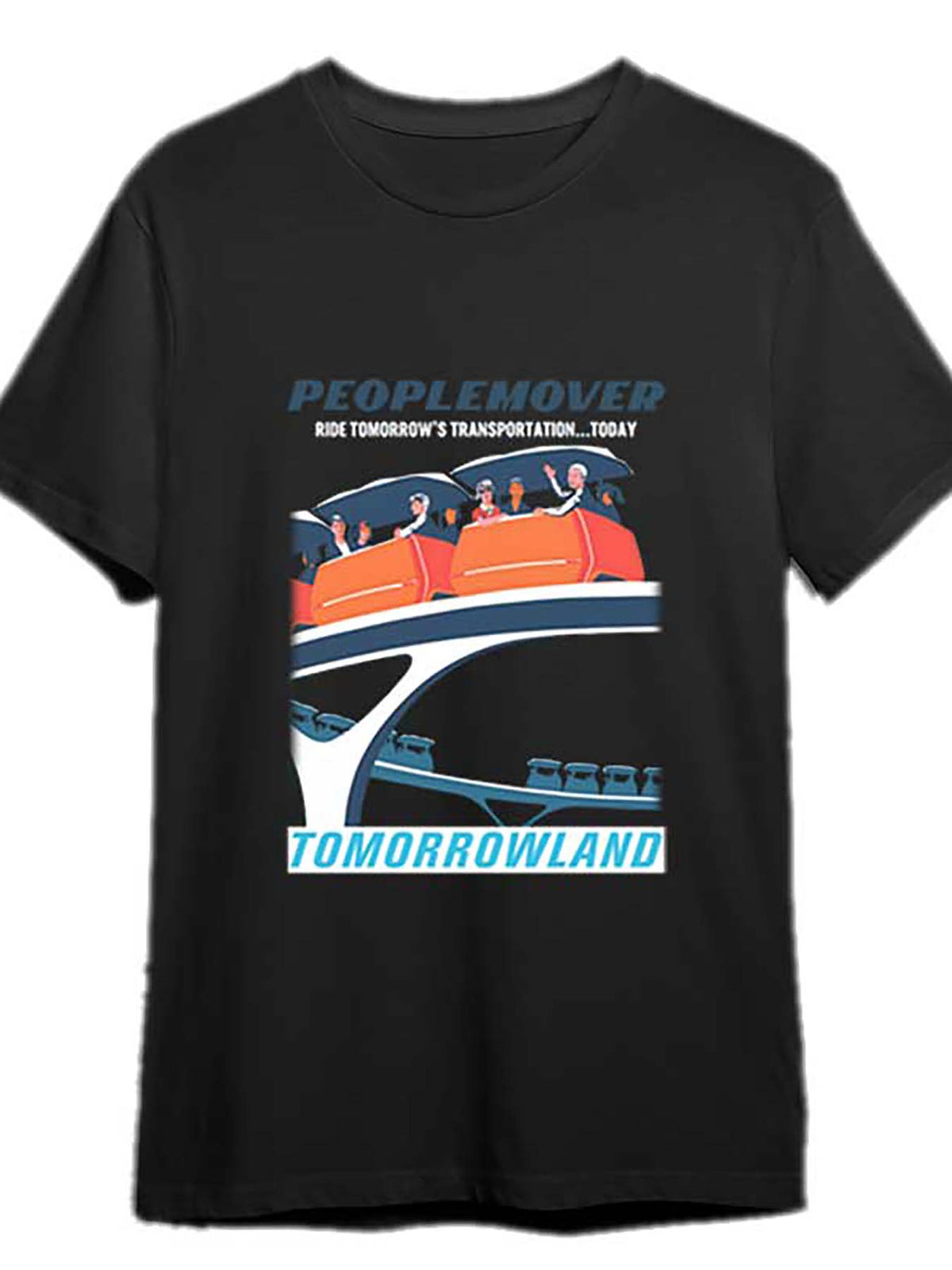 Tomorrowland - People Mover Essential T-Shirt 335618 funny Men'S Short Sleeve Graphic T-shirt Collection black PR