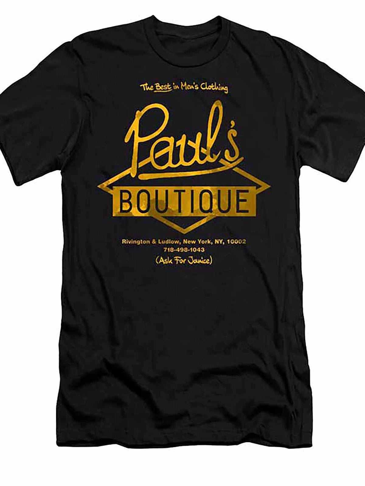 Beastie Boys T-Shirt 198092 funny Men'S Short Sleeve Graphic T-shirt Collection black PX