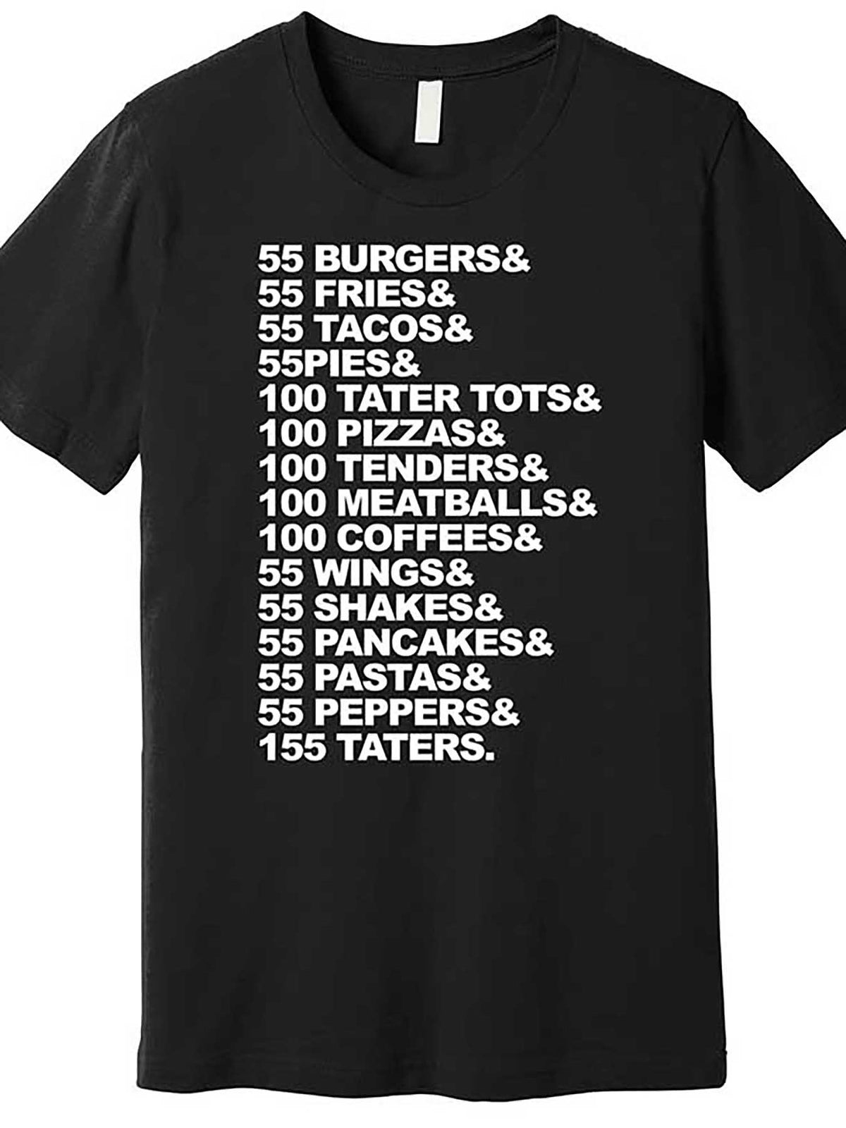 55 Burgers 55 Fries I Think You Should Leave Premium T-Shirt 660538 funny Men'S Short Sleeve Graphic T-shirt Collection black TT2