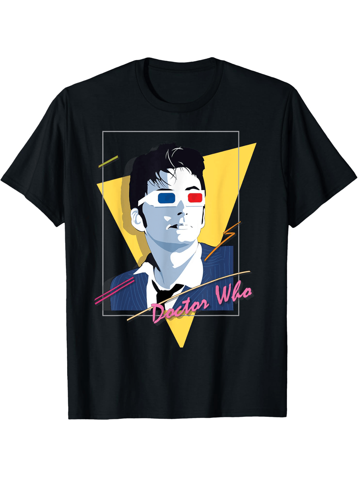 Retro Doctor Who 80s Tenant Graphic T-Shirt for Men – Soft Cotton, Breathable, Casual Sci-Fi Fan Tee with Peter<|im_start|>TDM Print, Perfect Gift for Halloween & Christmas, Allseason Tshirt | Colorful Print Shirt | Knit Texture Shirt, EWH