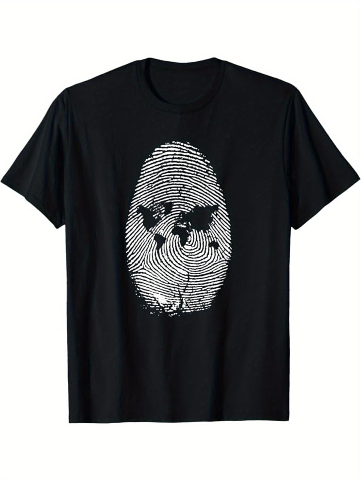 Geography Teacher Print Men's Cotton Round Neck Print Tee Short-Sleeve Comfy T-Shirt Loose Casual Top For Teacher, Back To School Men's Clothing As Gifts