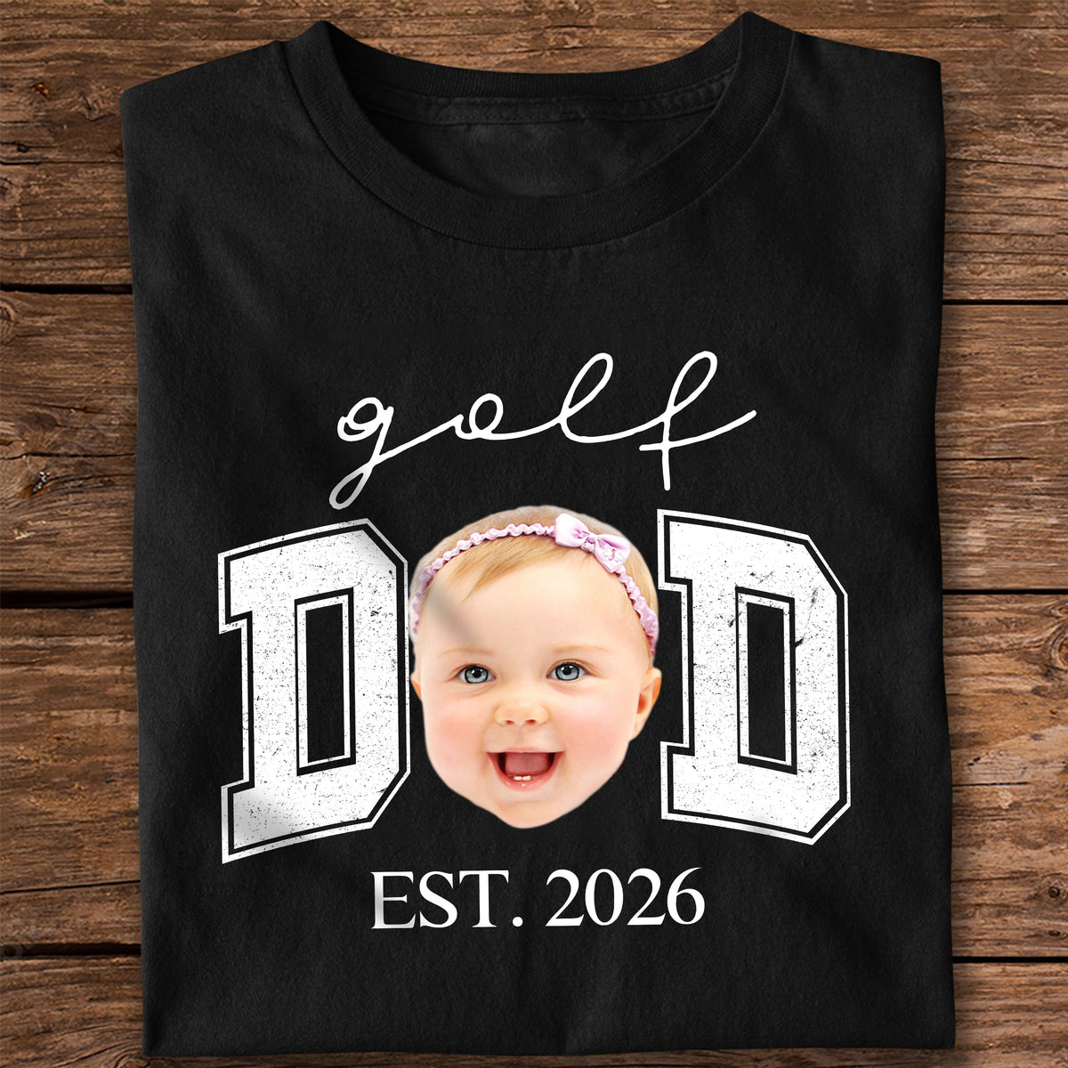 Custom Photo Golf Dad Dark Shirt - Personalized Father¡¯s Day Gift TH10 169841