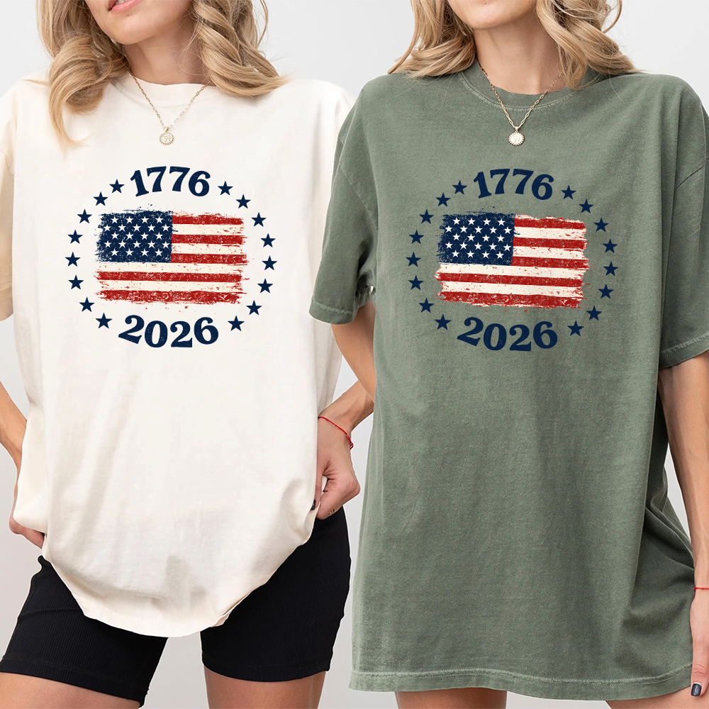 1776-2026 Patriotic USA Flag Comfort Shirt Independence Day Gift LM32 669209