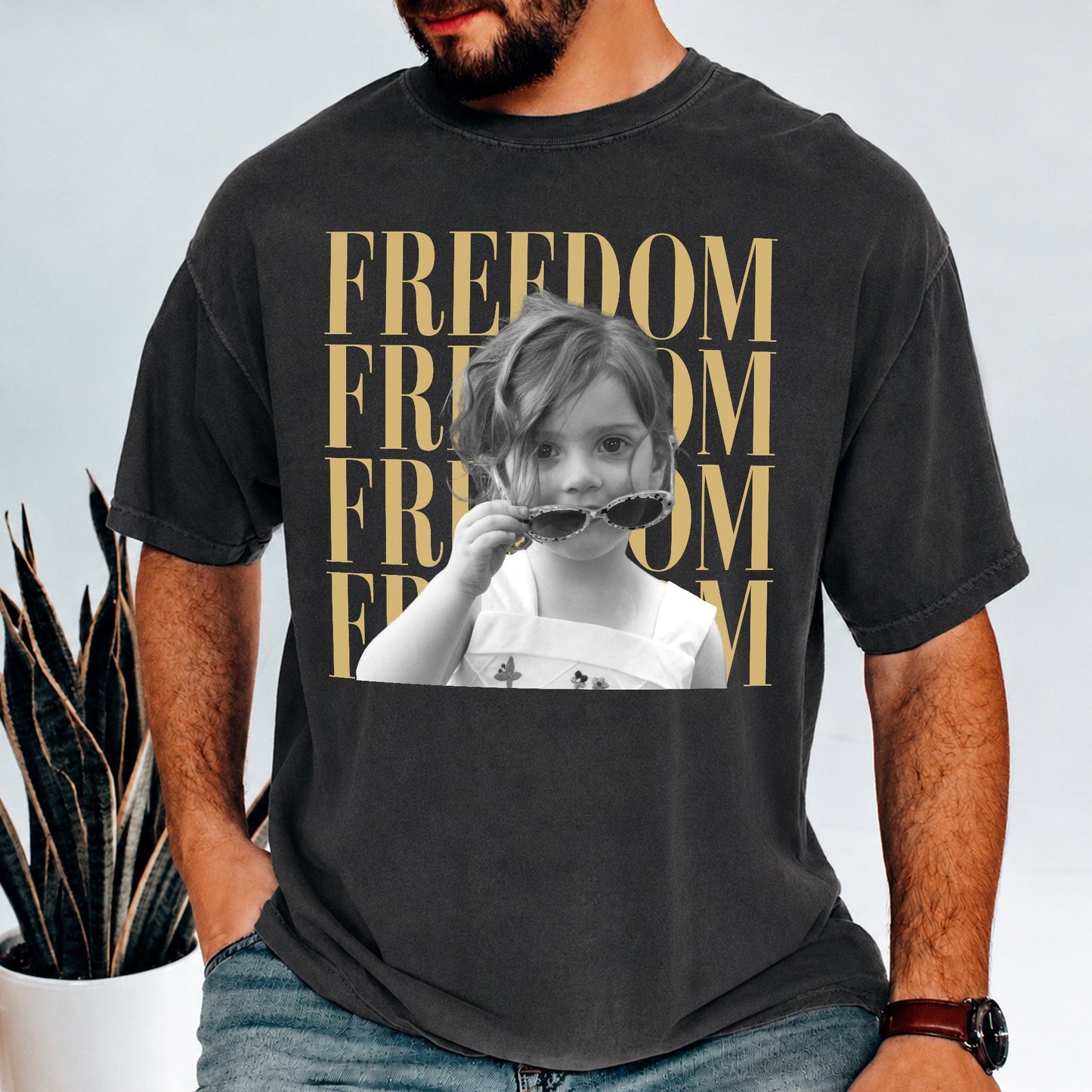 Custom Photo Happy 250th Birthday - Freedom Vintage Comfort Shirt LM32 669201