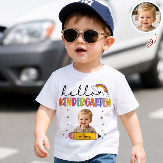 Custom Photo Kids Name Back To School Kid Shirt HA75 921714