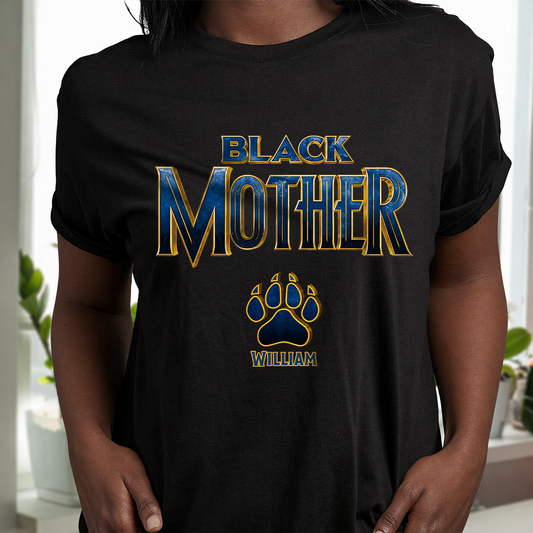 Custom Kids Names Black Mother Panther Dark Shirt, Personalized Mother¡¯s Day Gift LM32 899887