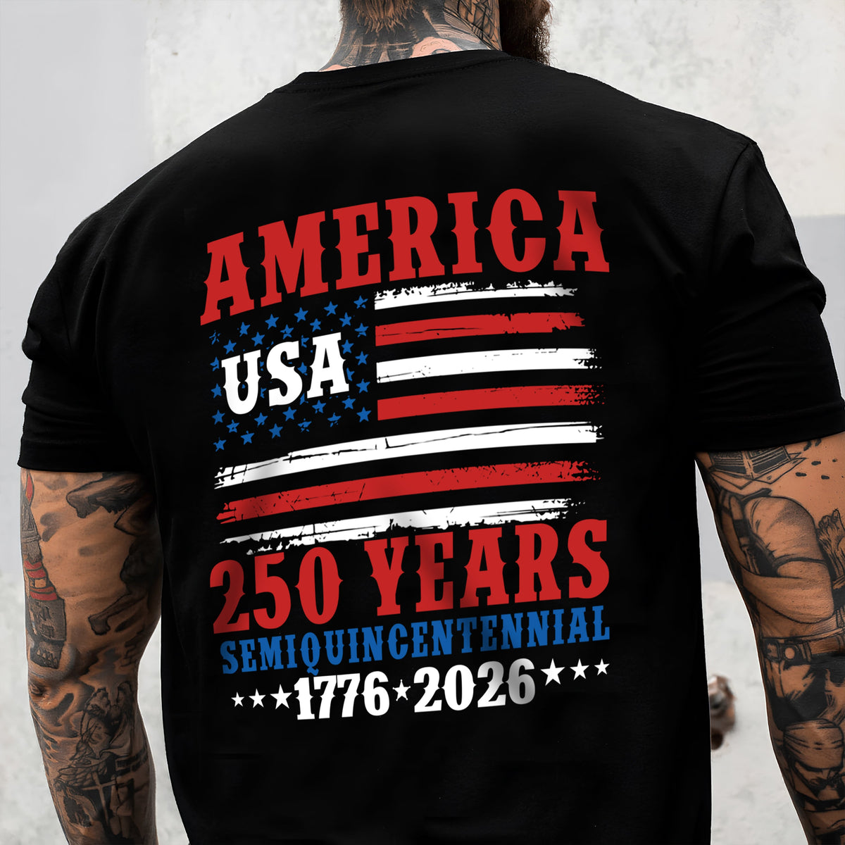 250 Years Semiquincentennial Back Shirt TH10 894667