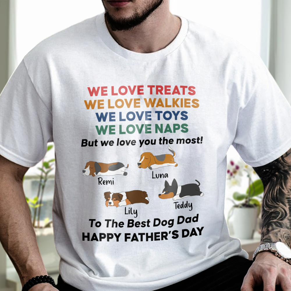 Love You The Most Personalized Bright Shirt HO82 894070