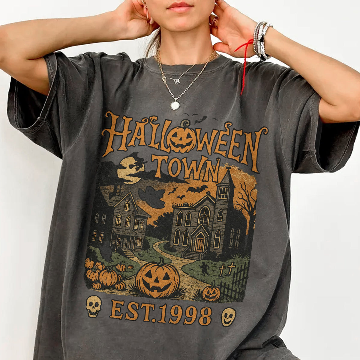 Halloweentown Est. 1998 Vintage 90s Style Halloween Comfort Shirt HA75 892892