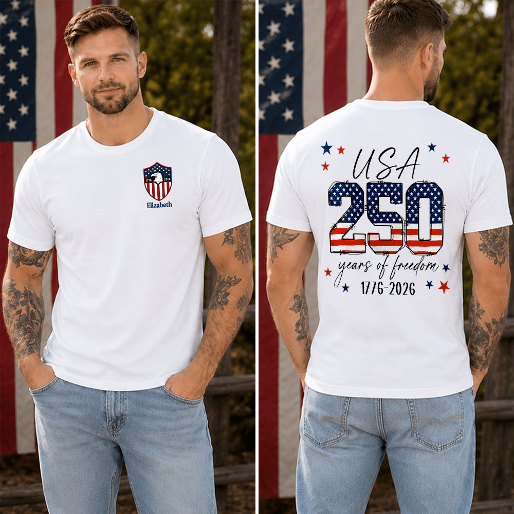 USA 250 Years Of Freedom Comfort Shirt TH10 170113