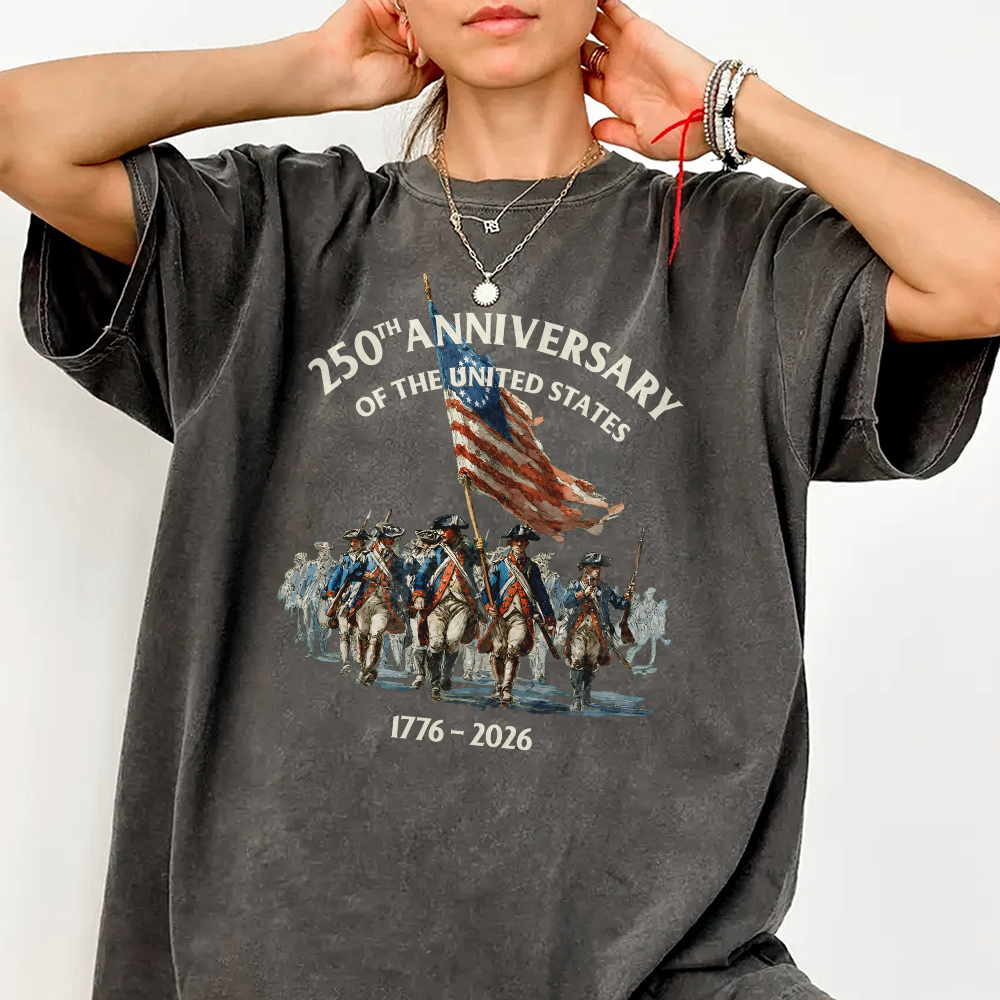 250th Anniversary Of The United States Shirt, 1776-2026 American Flag History Comfort Shirt TH10 169979