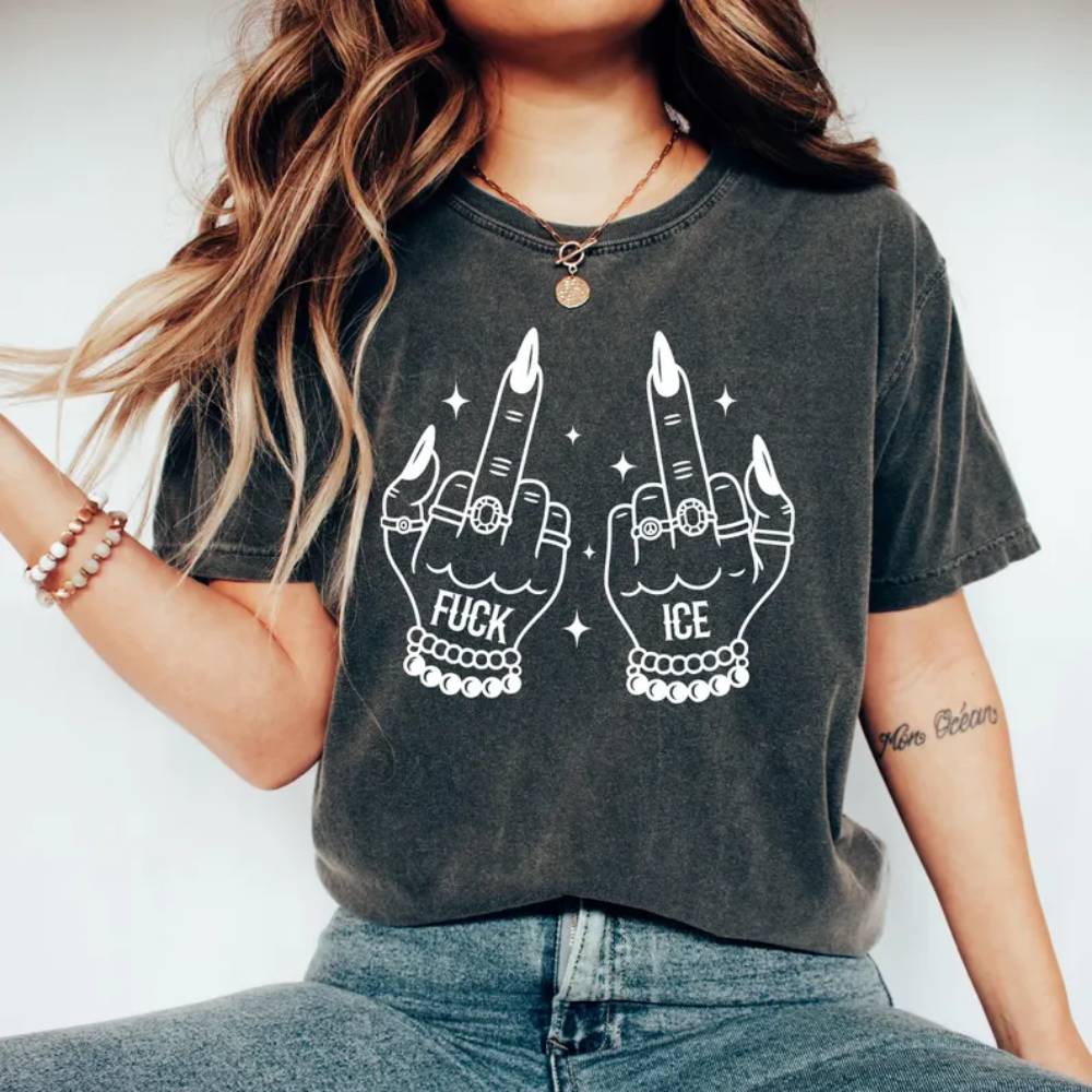 F*ck Ice Abolish ICE Chinga La Migra Shirt HO82 901326