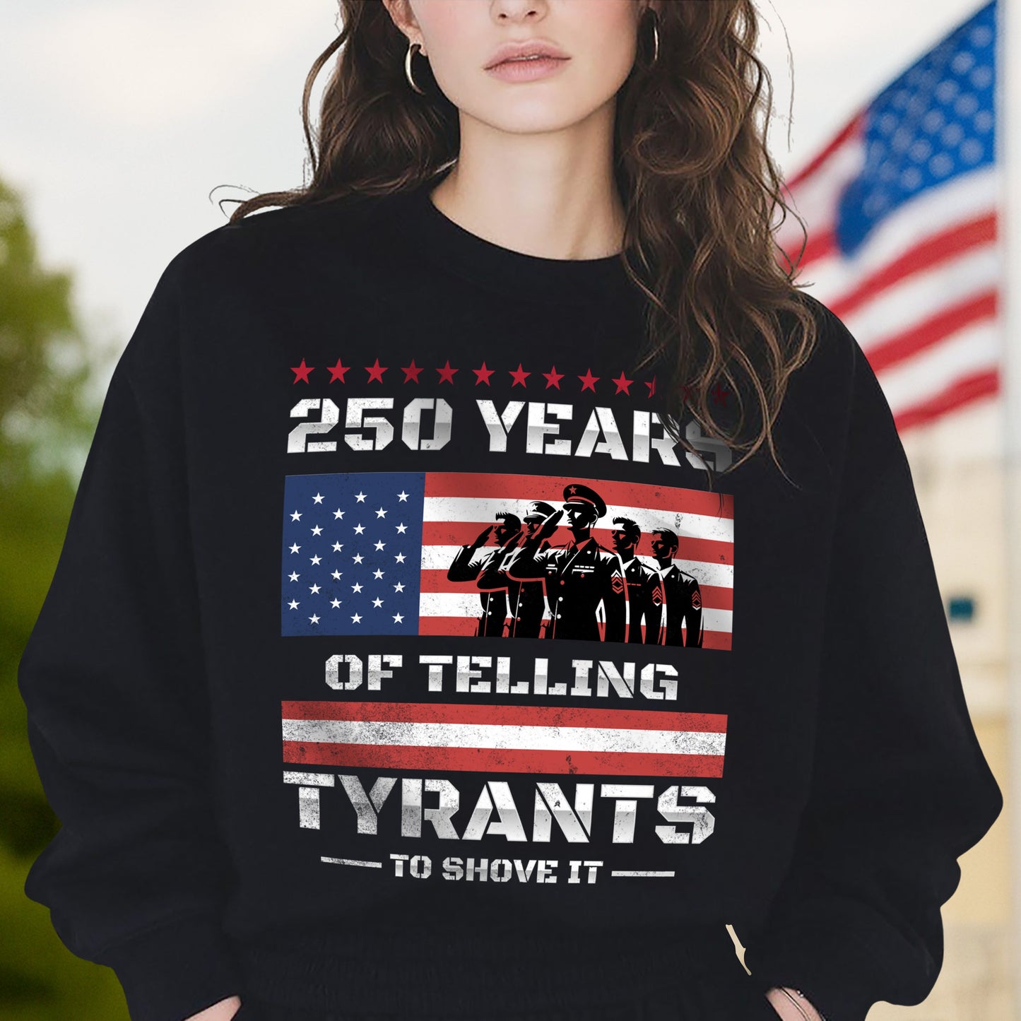 250 Years USA 250th Anniversary America Celebration Dark Shirt CH07 896696
