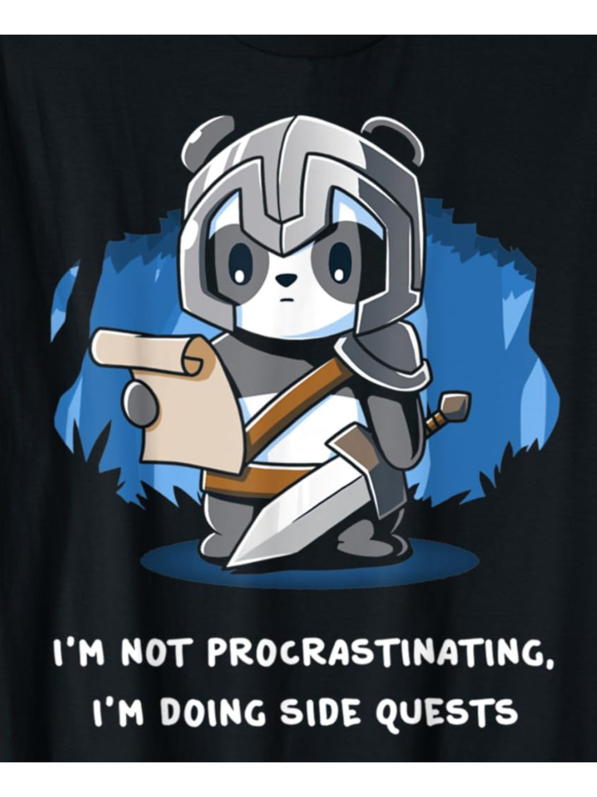 I'm Not Procrastinating I'm Doing Side Quests Retro Trendy Printed T-shirt, Men'S Casual and Comfortable T-shirt Summer, Men'S Short-sleeved Top for Everyday Activities Birthday Gift to Men