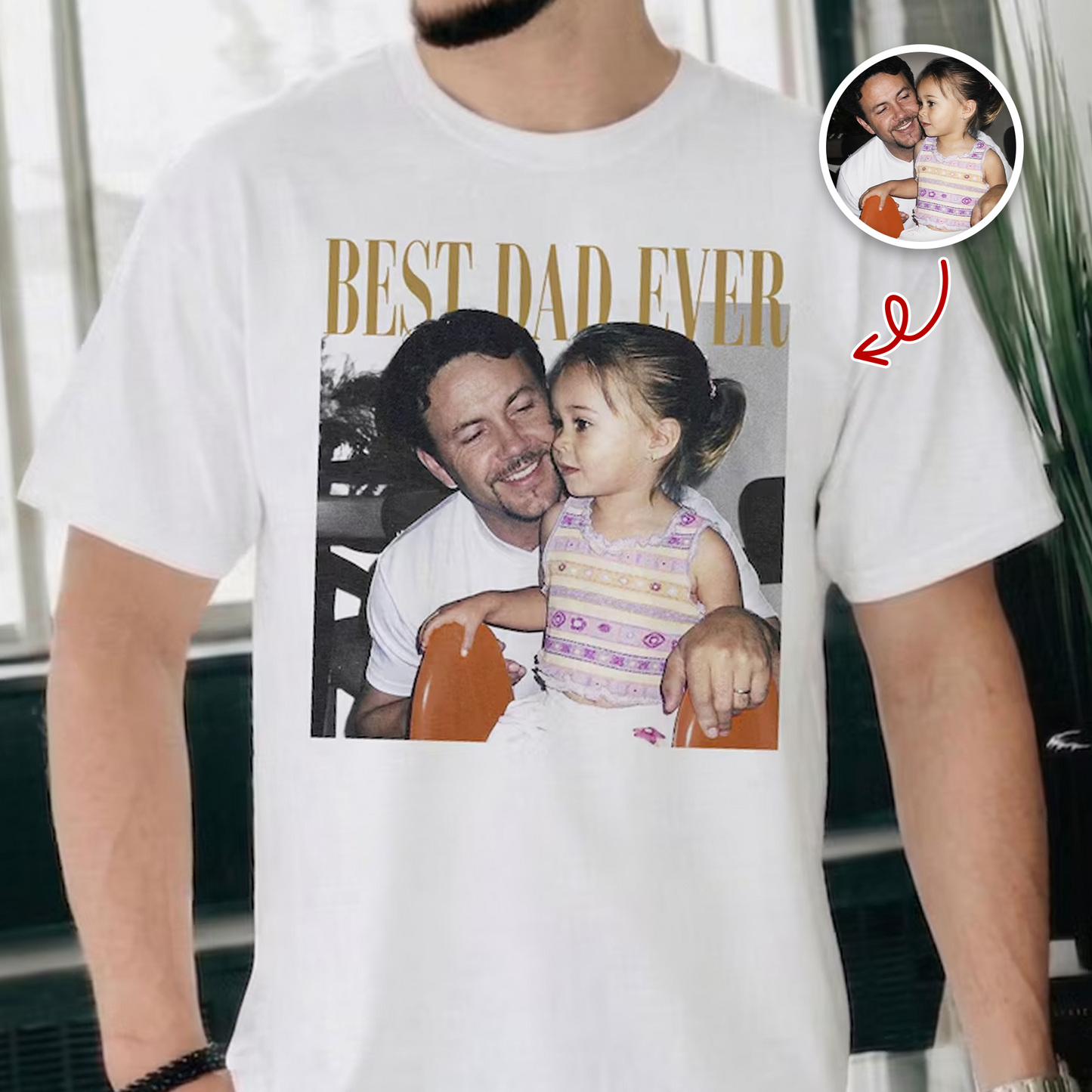 Custom Photo Best Dad Ever Comfort Shirt - Dad, Grandpa, Father's Day Gift, HO82 902712