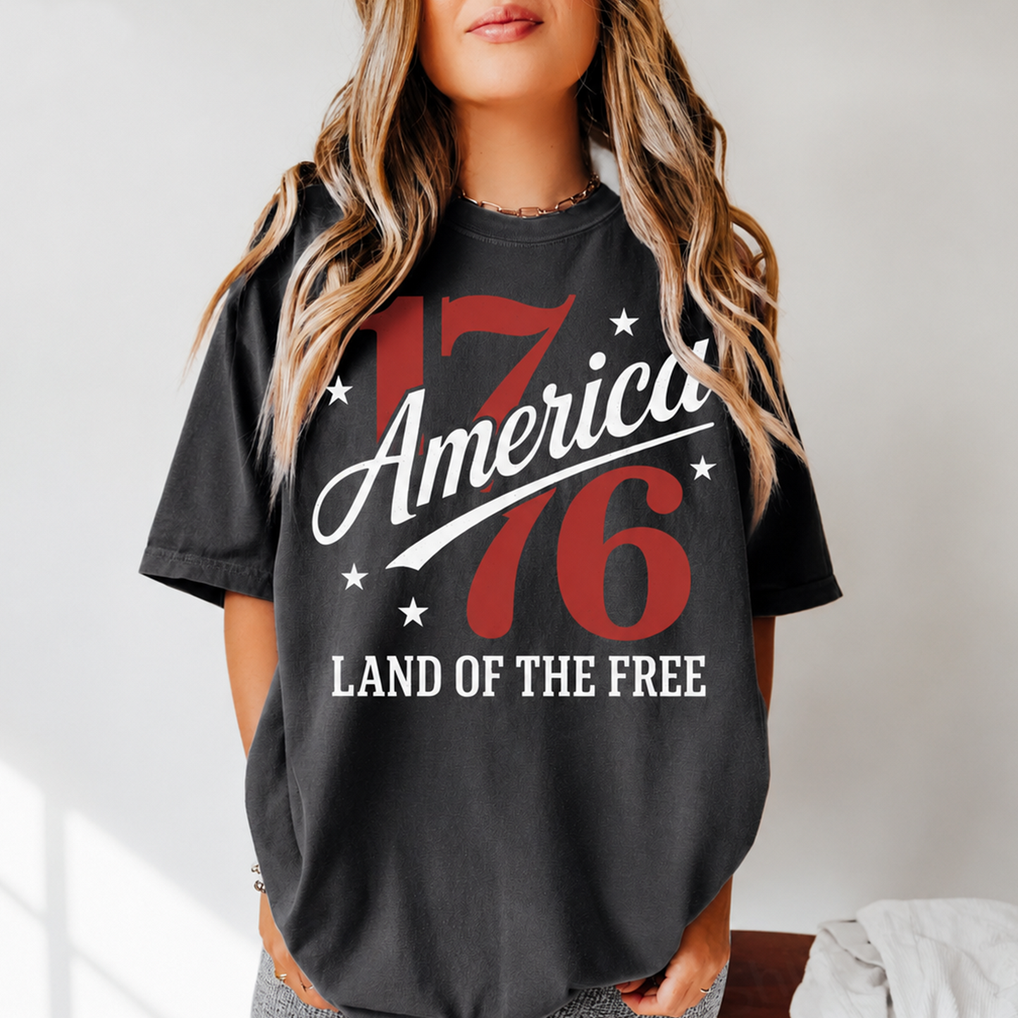 America 1776 Land Of The Free Patriotic Comfort Shirt HO82 902752
