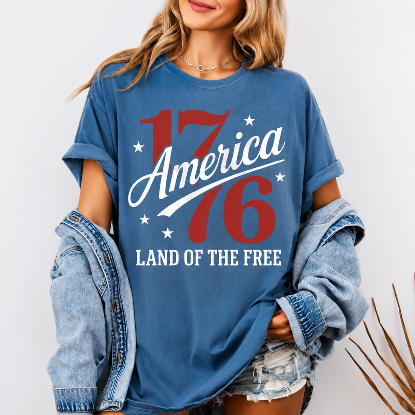 America 1776 Land Of The Free Patriotic Comfort Shirt HO82 902752