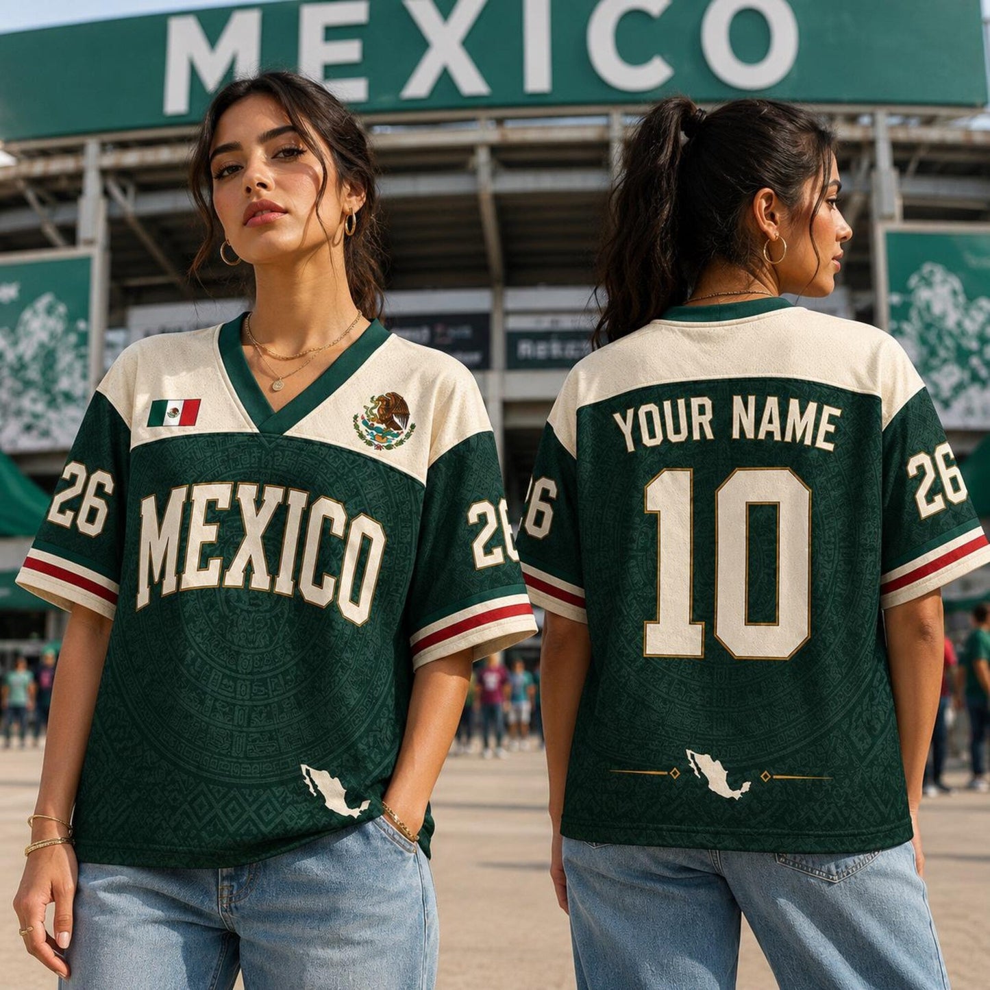 Personalized Mexico Soccer Jersey Shirt - Personalized Gifts For Soccer Lovers, Sports Fans, Sports Lovers HO82 902998