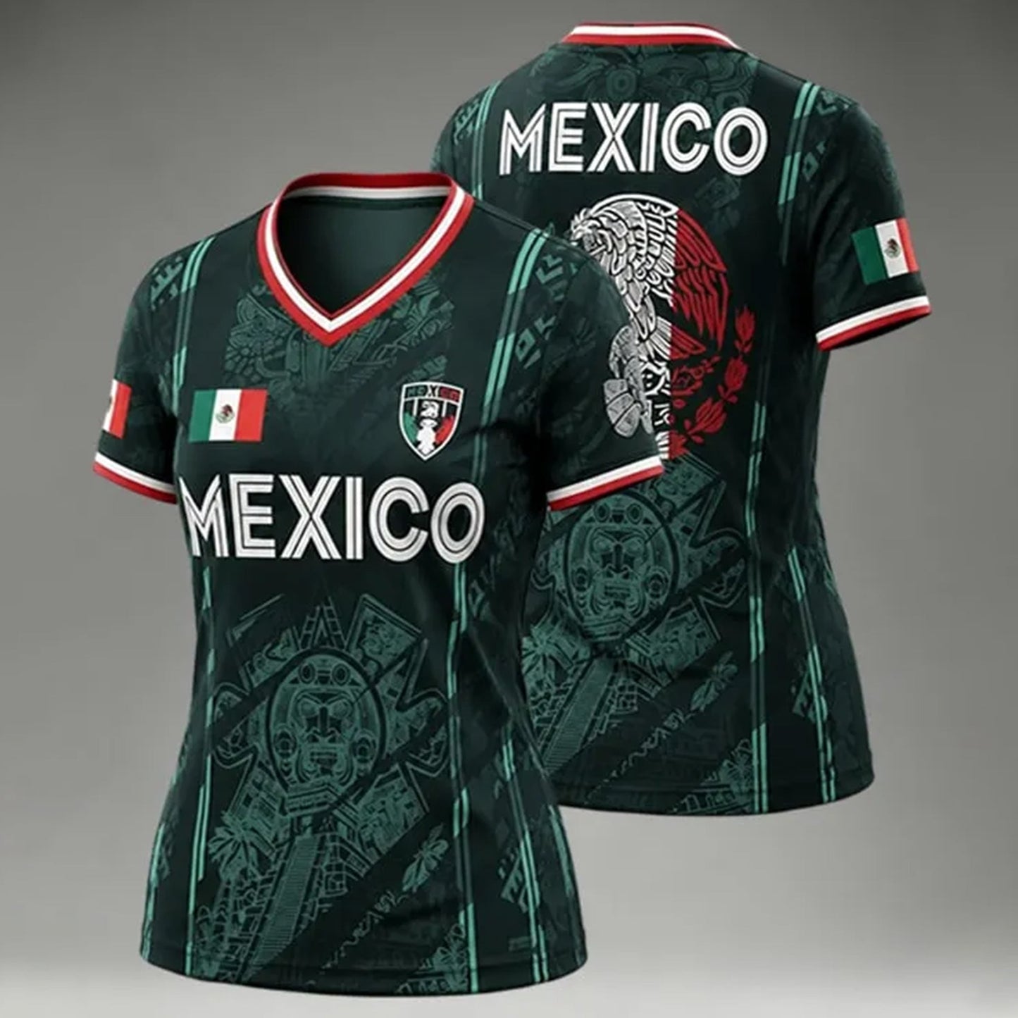 Mexico Soccer Jersey Shirt, Custom Name & Number Football Fan Gift For Sports Lovers HO82 903000