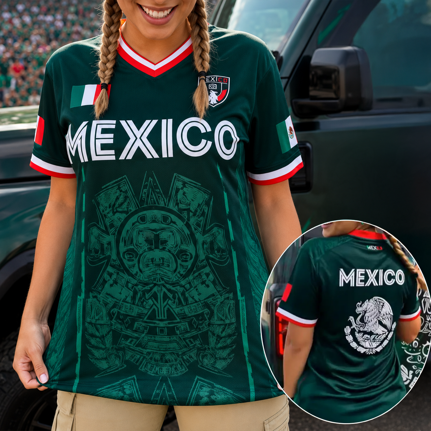 Mexico Soccer Jersey Shirt, Custom Name & Number Football Fan Gift For Sports Lovers HO82 903000