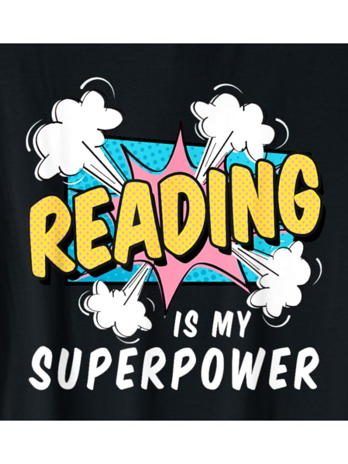Reading Is My Superpower Funny Quotes Retro Trendy Printed T-shirt, Men'S Casual and Comfortable T-shirt Summer, Men'S Short-sleeved Top for Everyday Activities Birthday Gift Valentine'S Day Gift to Men