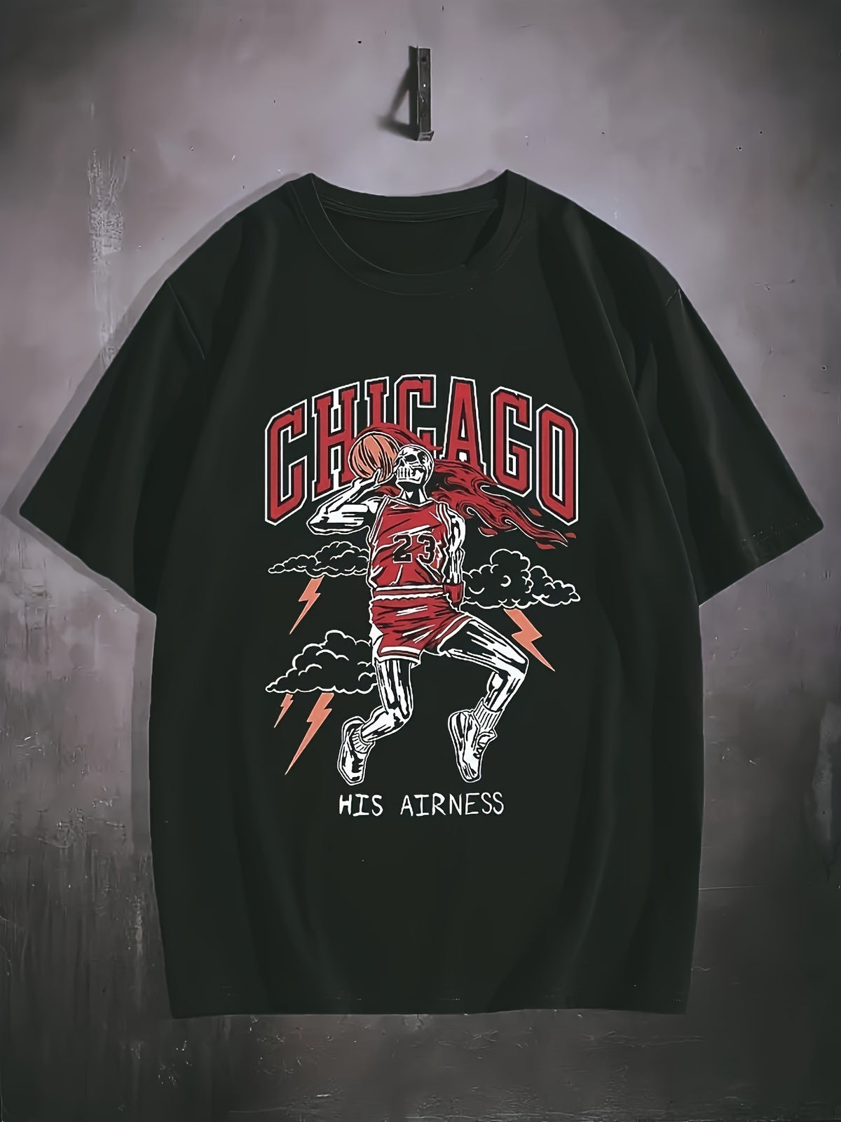 [Print Men's Fashion Basketball T-shirt] Basketball Player Print Men's Comfortable Fashion T-shirt, Summer Outdoor Top