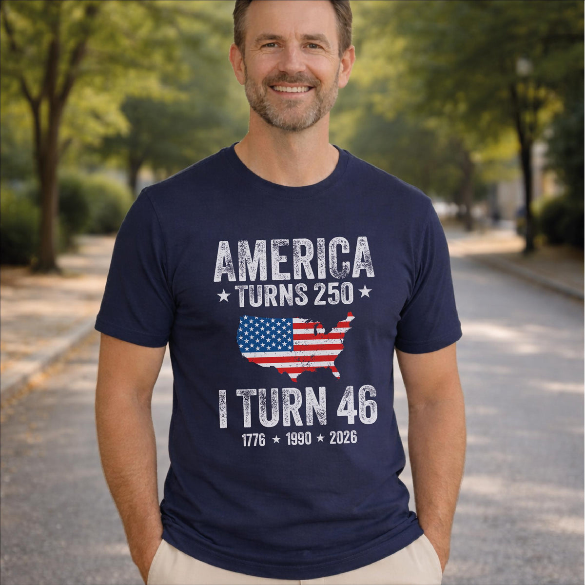 Custom America Turns 250 I Turn Shirt, Matching Usa 250th Anniversary Birthday Tee CH07 911738