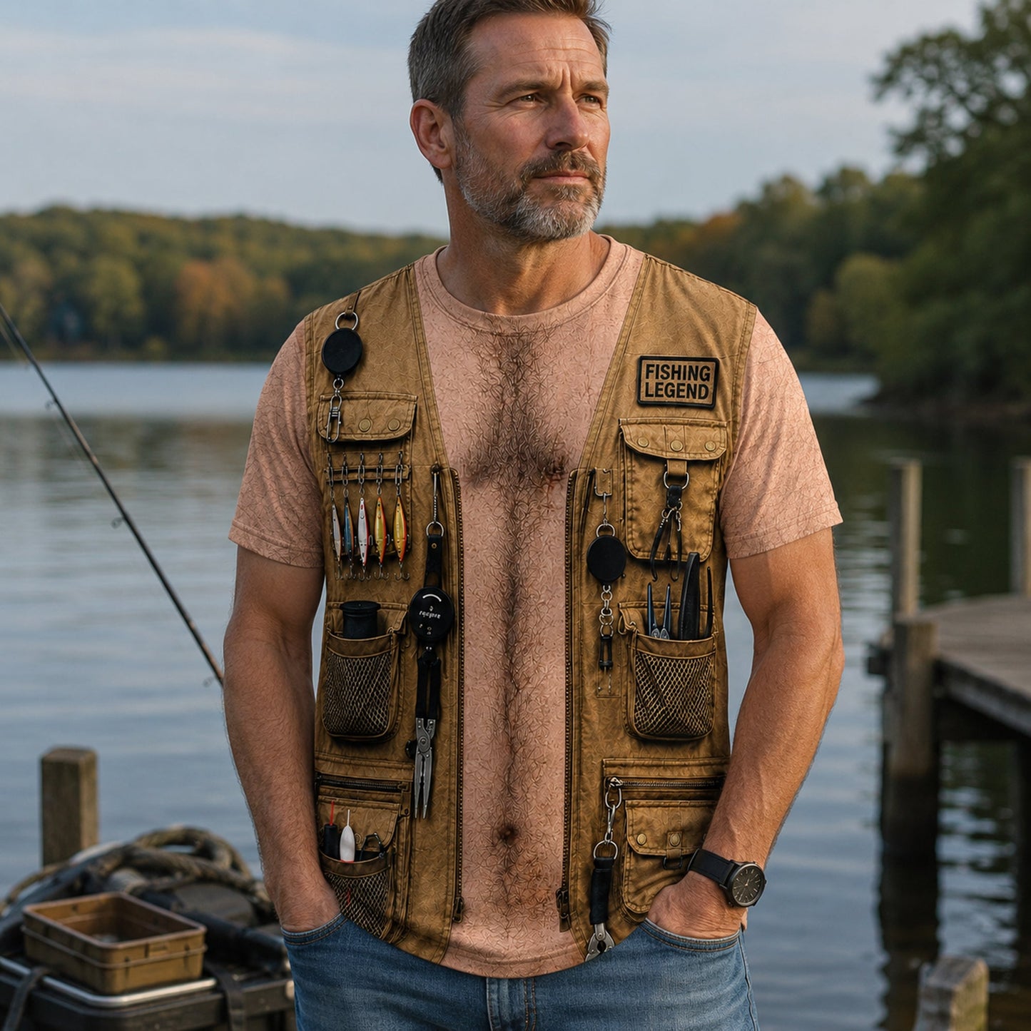 Custom Funny T-shirt - Personalized Birthday Fishing Gifts For Men, Fisherman TH10 170401