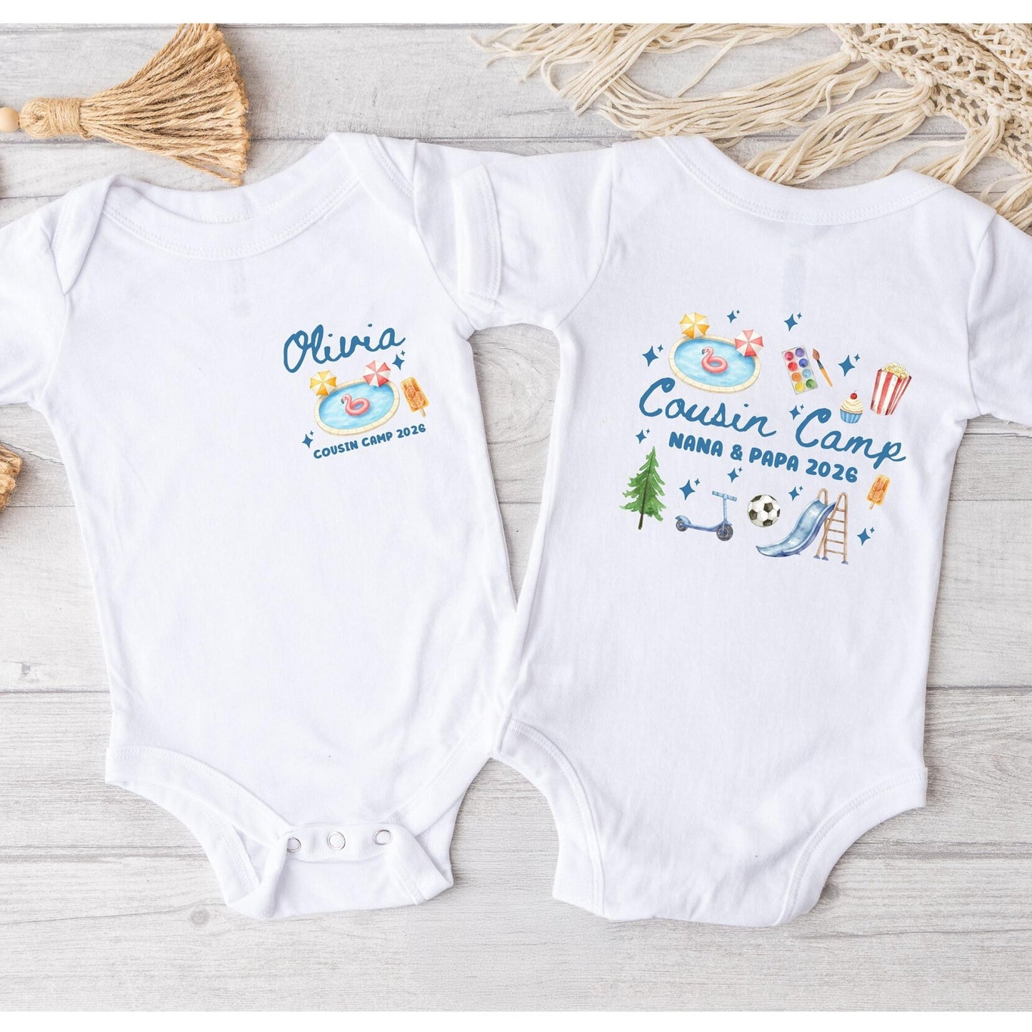 Personalized Cousin Camp Matching Back & Front Kid Shirt - Gift for Children, Summer, Birthday Gift HO82 903060