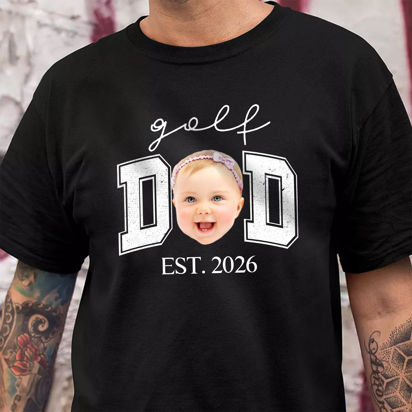 Custom Photo Golf Dad Dark Shirt - Personalized Father¡¯s Day Gift TH10 169841
