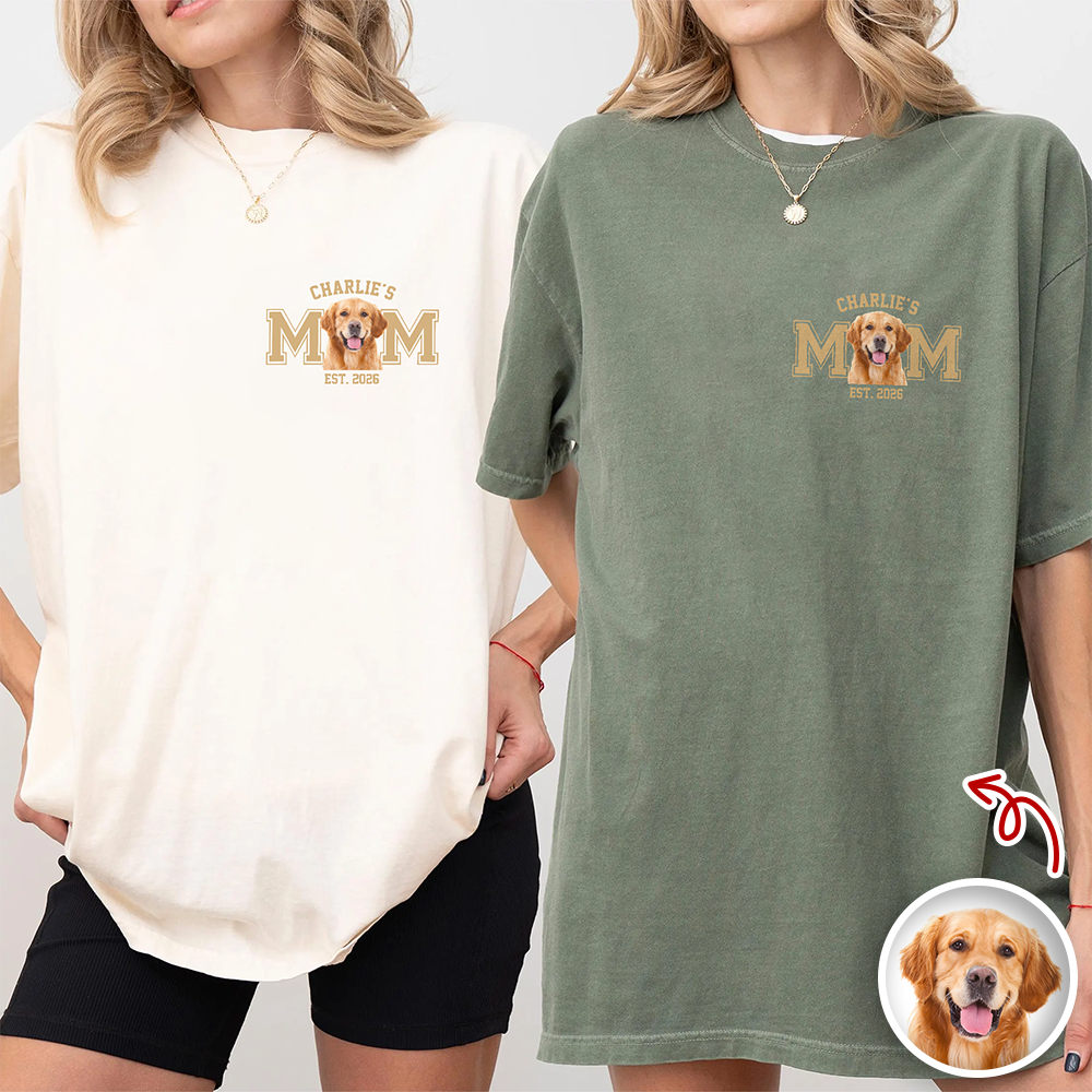 Custom Name & Photo Dad Mom Comfort Shirt Gift For Pet Lovers TH10 170363