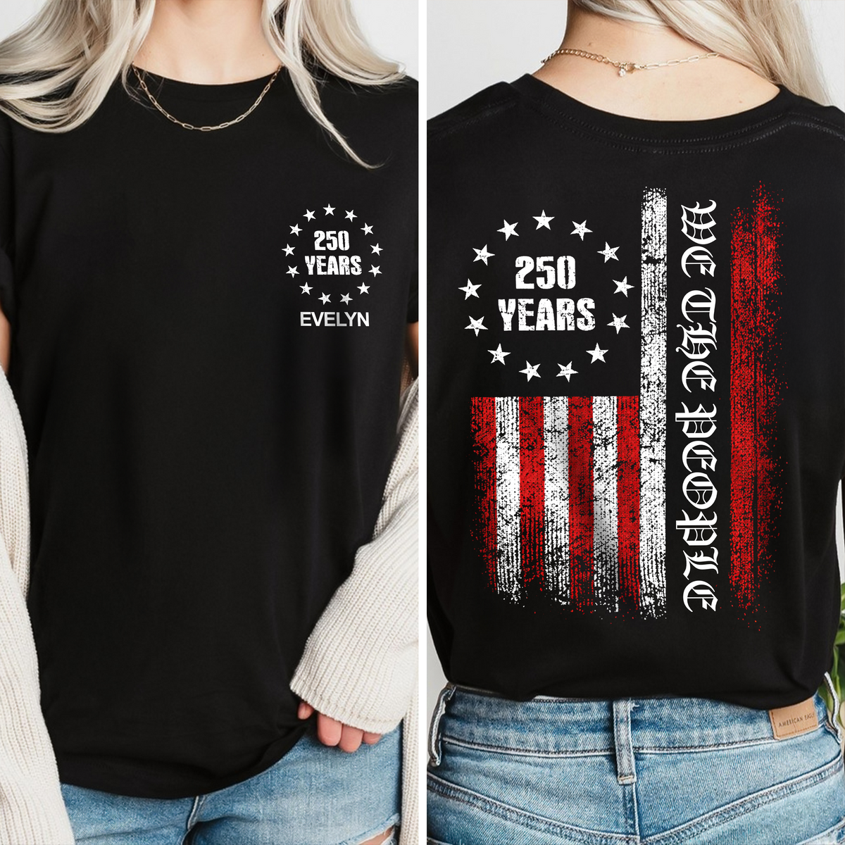 Custom Name We The People America Dark Shirt TH10 169057