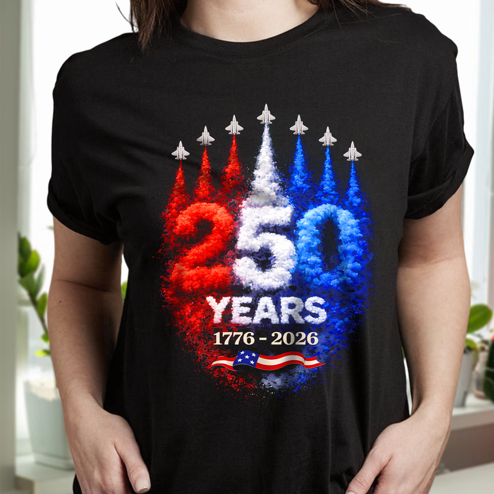 USA 250th Anniversary Rocket ¨C America Rising Freedom Patriotic Dark Shirt LM32 899383