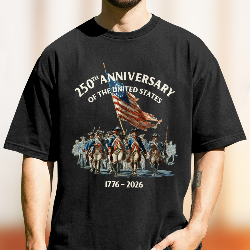 250th Anniversary Of The United States Shirt, 1776-2026 American Flag History Comfort Shirt TH10 169979