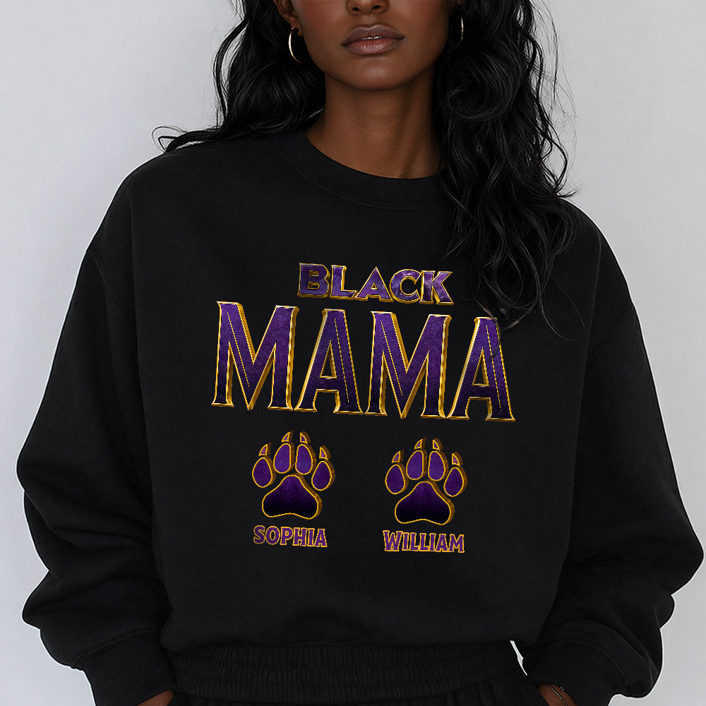 Custom Kids Names Black Mother Panther Dark Shirt, Personalized Mother¡¯s Day Gift LM32 899887
