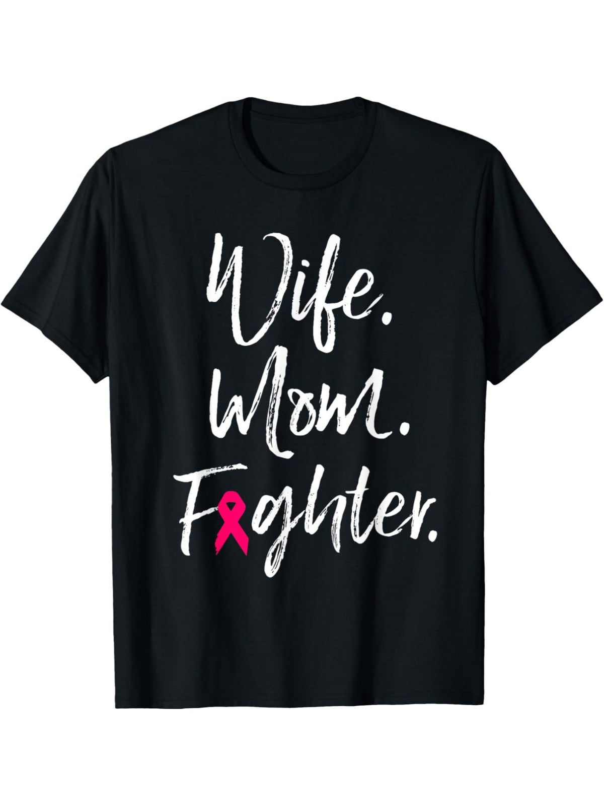 Wife Mom Fighter Retro Trendy Printed T-shirt, Men'S Casual and Comfortable T-shirt Summer, Men'S Short-sleeved Top for Everyday Activities Birthday Gift To Men