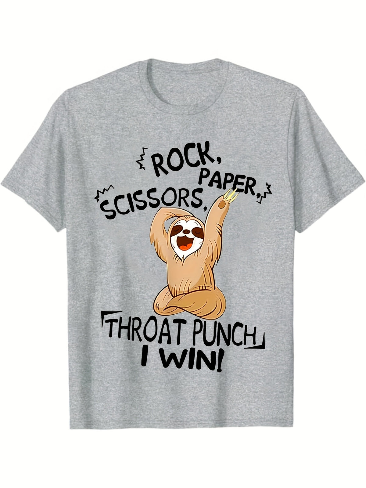 Men's Cotton Sloth Graphic T-Shirt | Casual Loose Fit | Cotton | Fun Print Design | Casual | All Seasons | Graphic