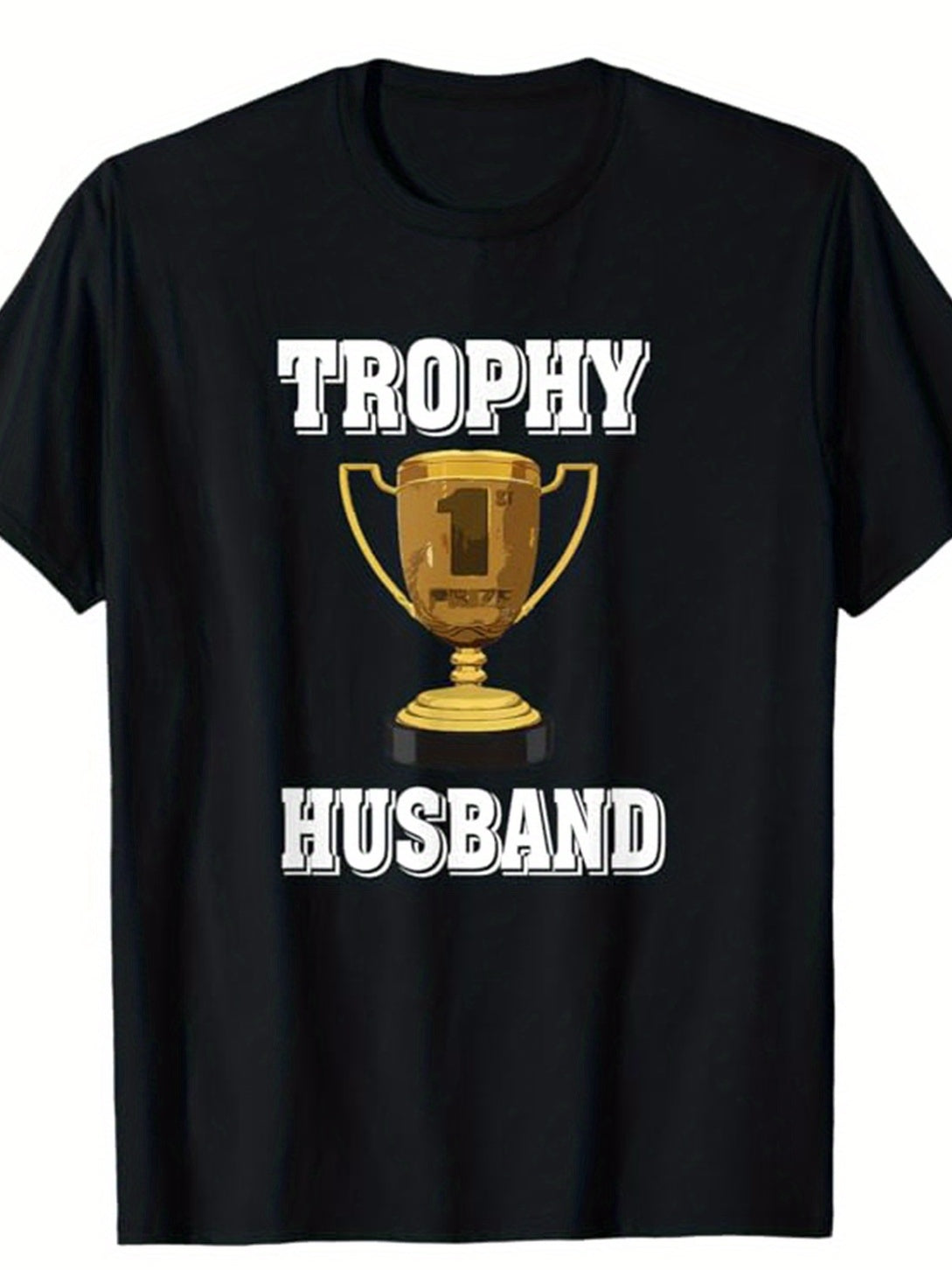 Husband Print Men's Cotton T-shirt, Graphic Tee Men's Outdoor Clothes, Men's Clothing, Casual Short Sleeve Crew Neck T-shirt, Tops For Men, Gift For Men