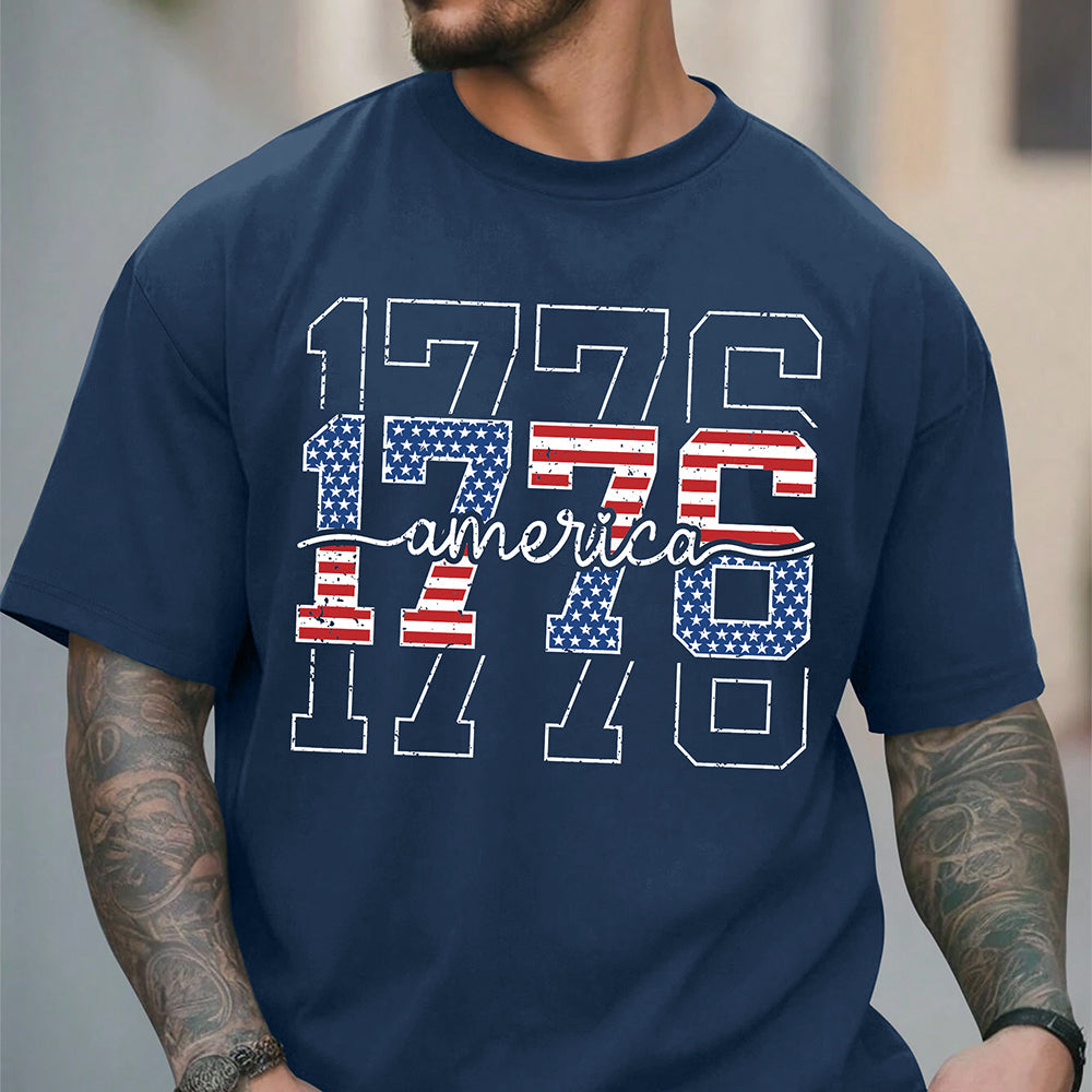 America 1776 Flag Anniversary Comfort Shirt TH10 170183