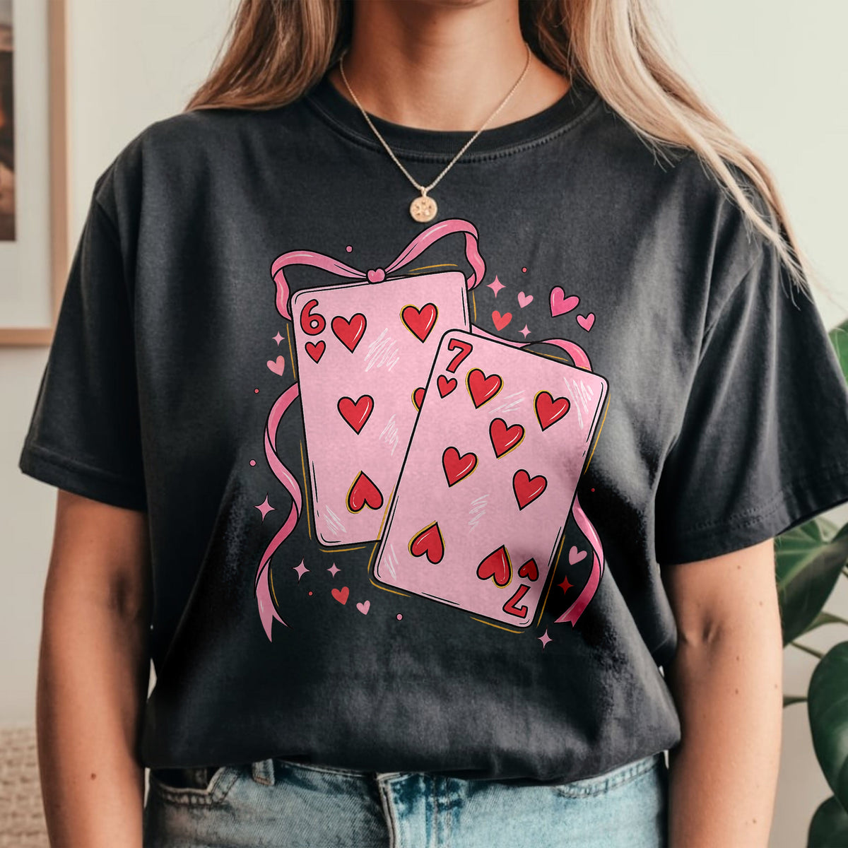 Coquette Funny Playing Cards Valentine 6 7  Six Seven Comfort Shirt LM32 897561