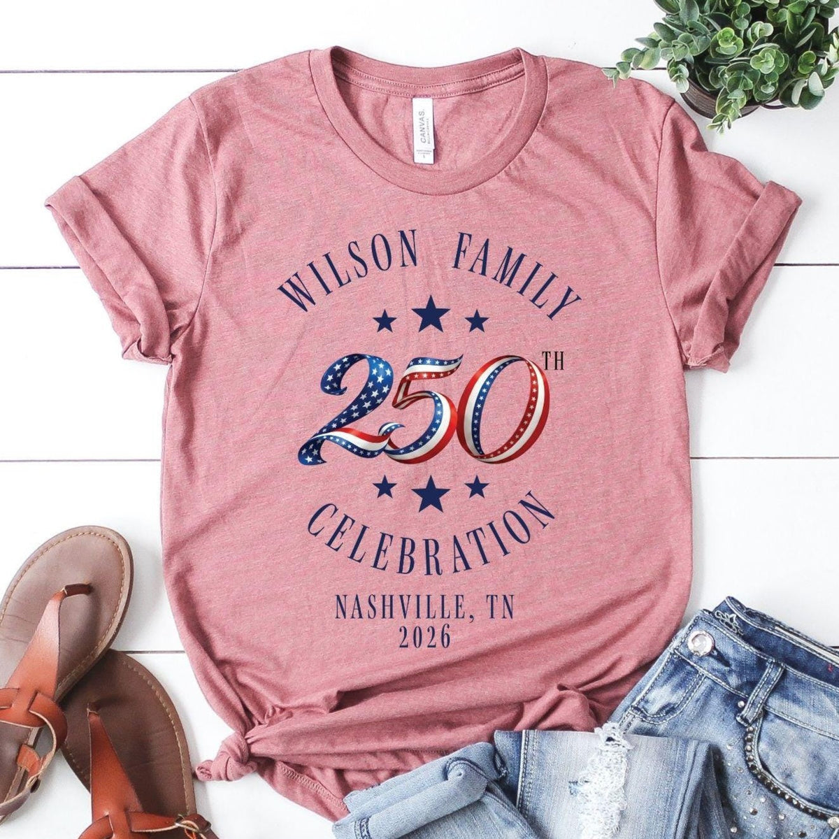 Custom Family 250th Celebration Shirt, Patriotic America Basic Tee LM32 669211