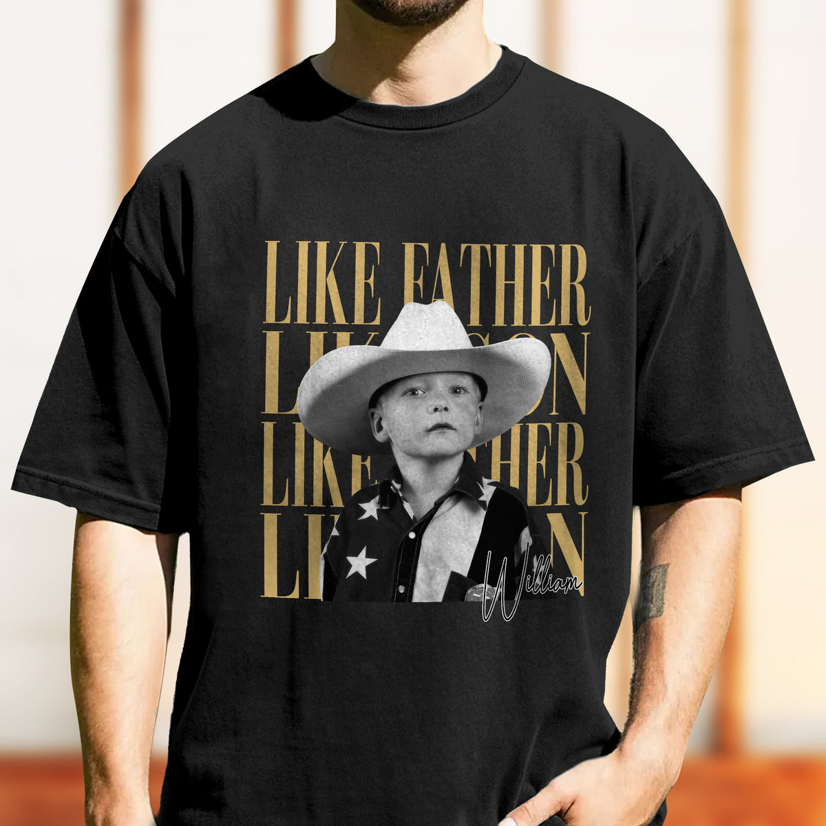 Custom Photo Like Father Like Daughter Comfort Shirt HO82 902690