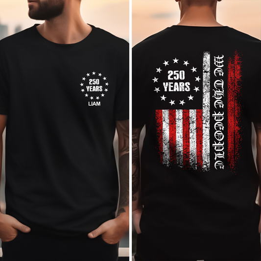 Custom Name We The People America Dark Shirt TH10 169057